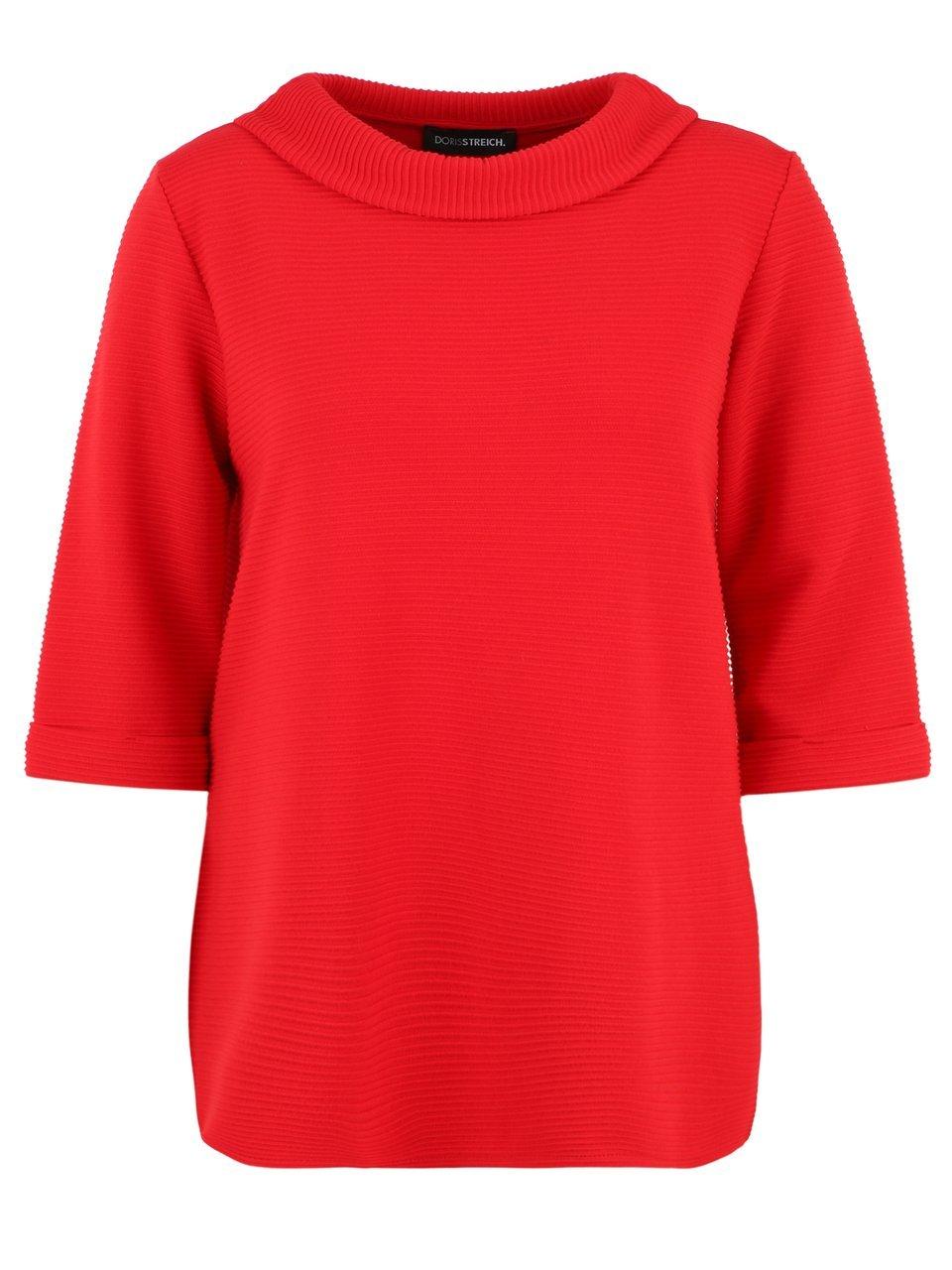 Sweatshirt staande halsboord Van Doris Streich rood