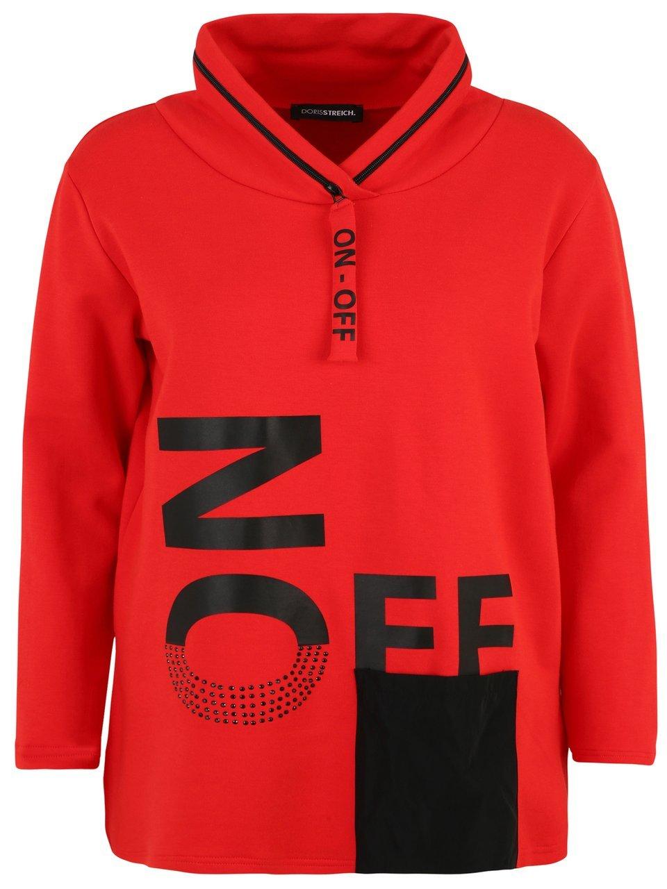 Sweatshirt Van Doris Streich rood