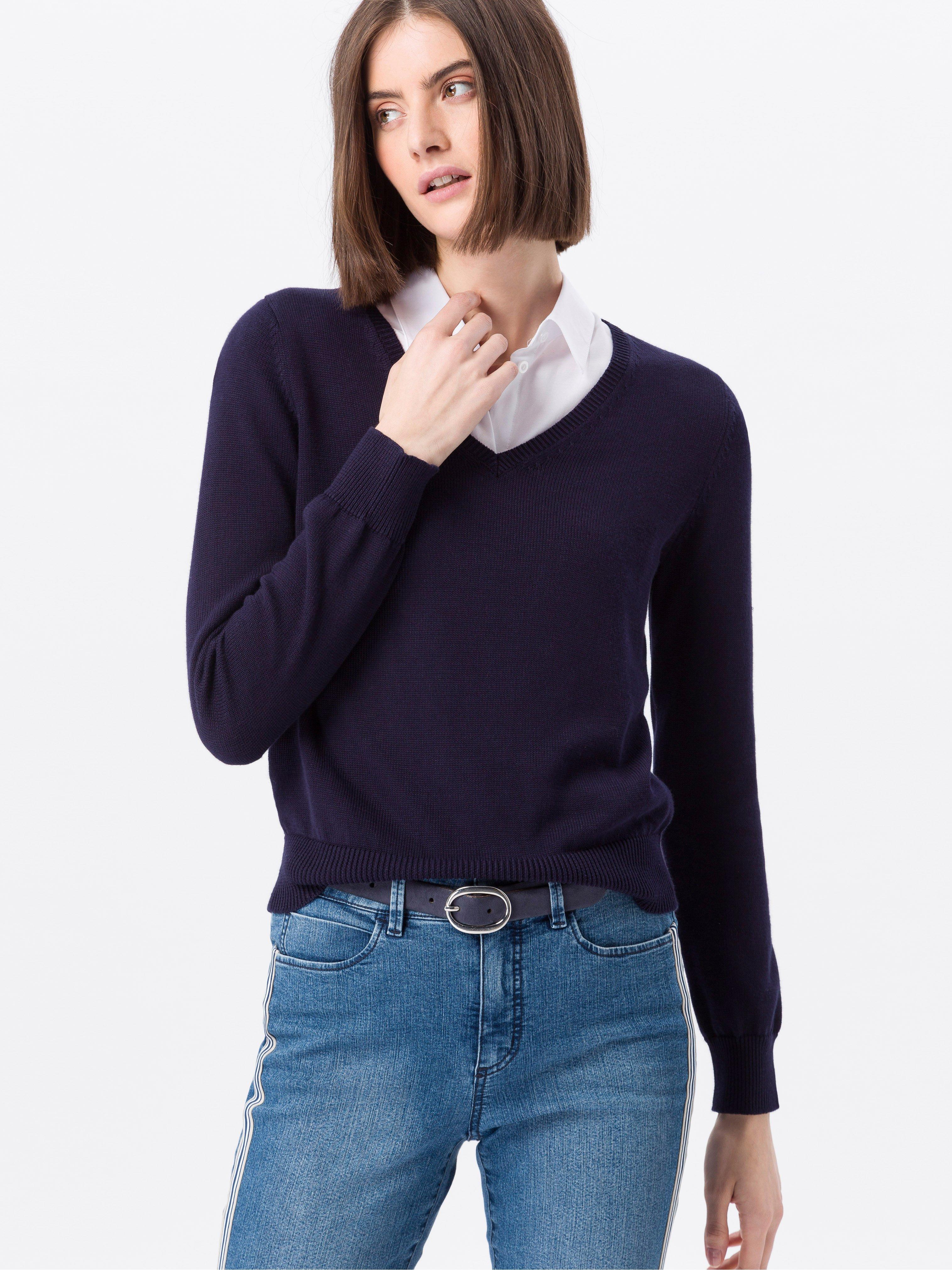 Peter Hahn - V-Pullover aus 100% SUPIMA®--Baumwolle