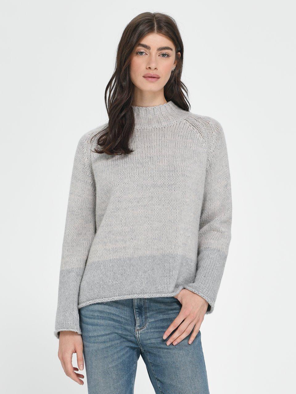 HEMISPHERE - Pullover mit geripptem Stehkragen