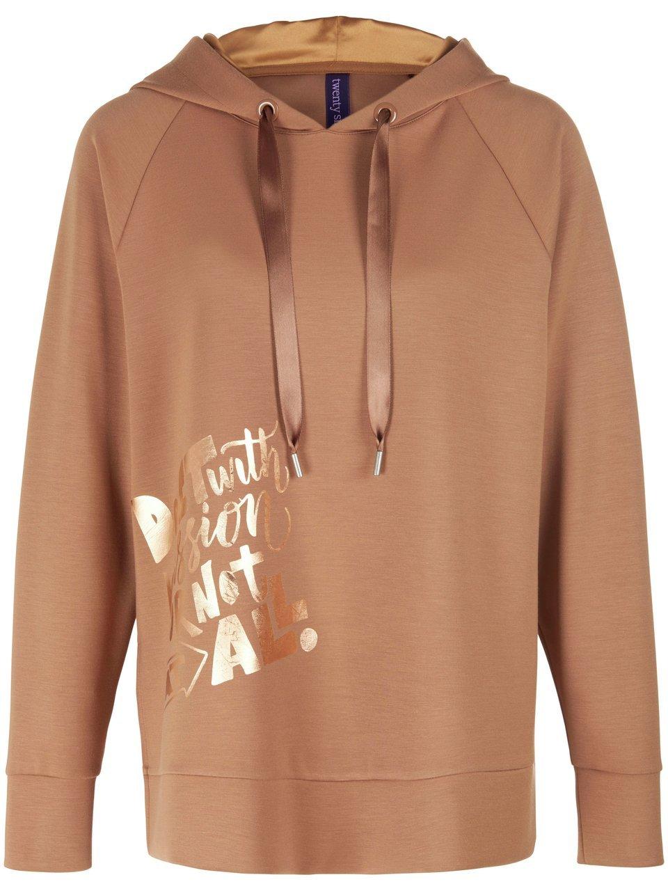 Sweatshirt capuchon Van twenty six peers bruin