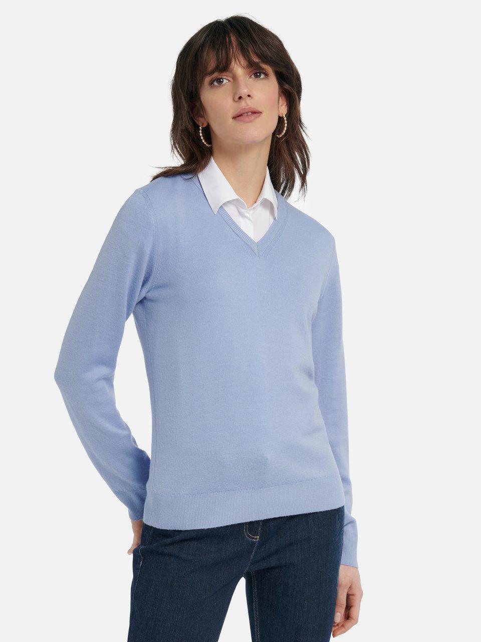 Peter Hahn - V-Pullover aus 100% Schurwolle Pure Tasmanian Wool