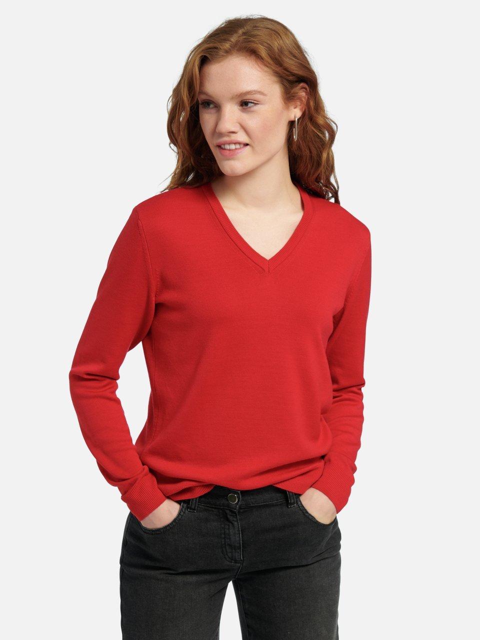 Peter Hahn - V-Pullover aus 100% Schurwolle Pure Tasmanian Wool