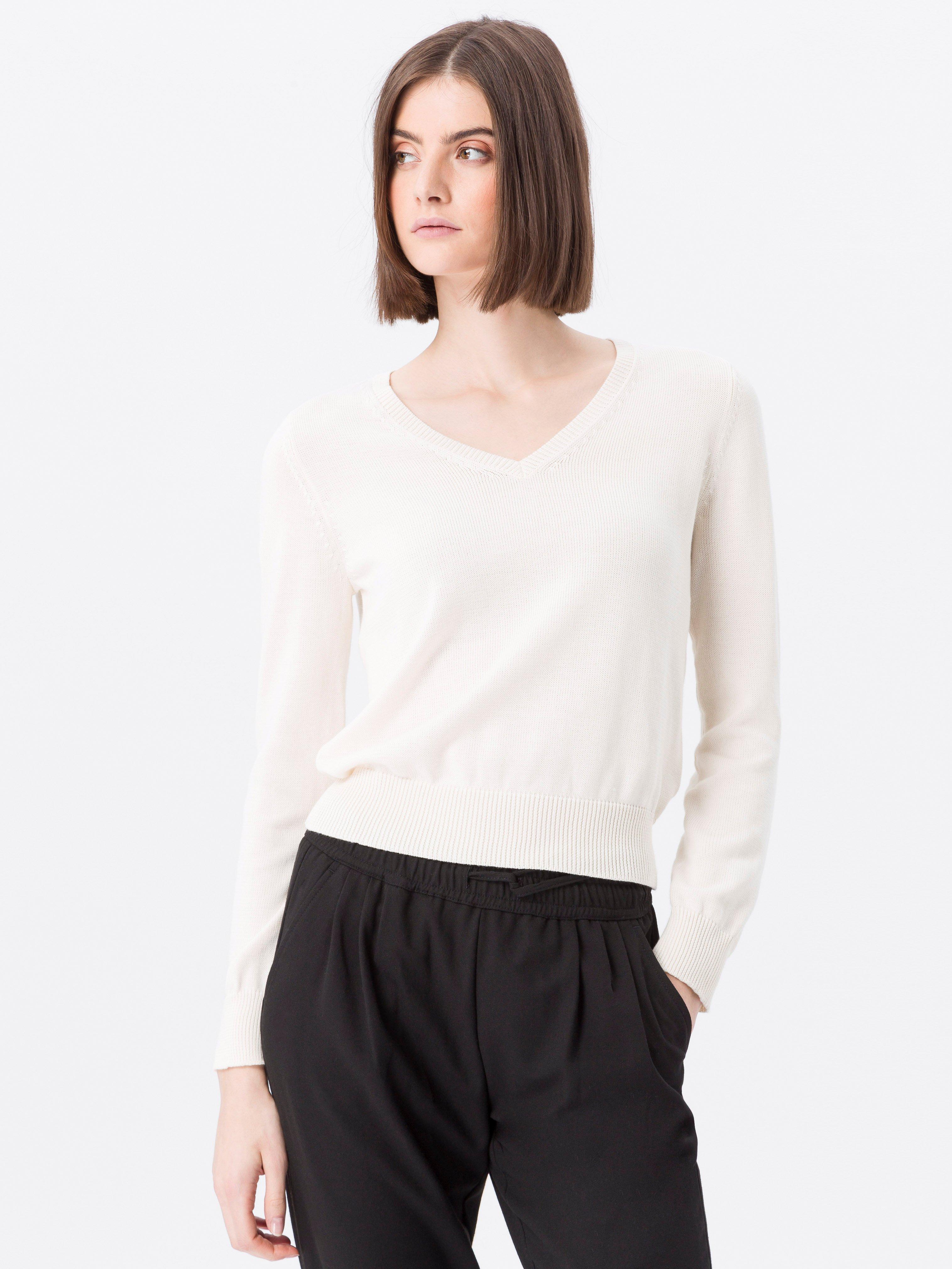 Peter Hahn - V-Pullover aus 100% SUPIMA®--Baumwolle
