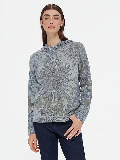 HEMISPHERE - Kaschmir-Pullover mit floralem Allover-Muster