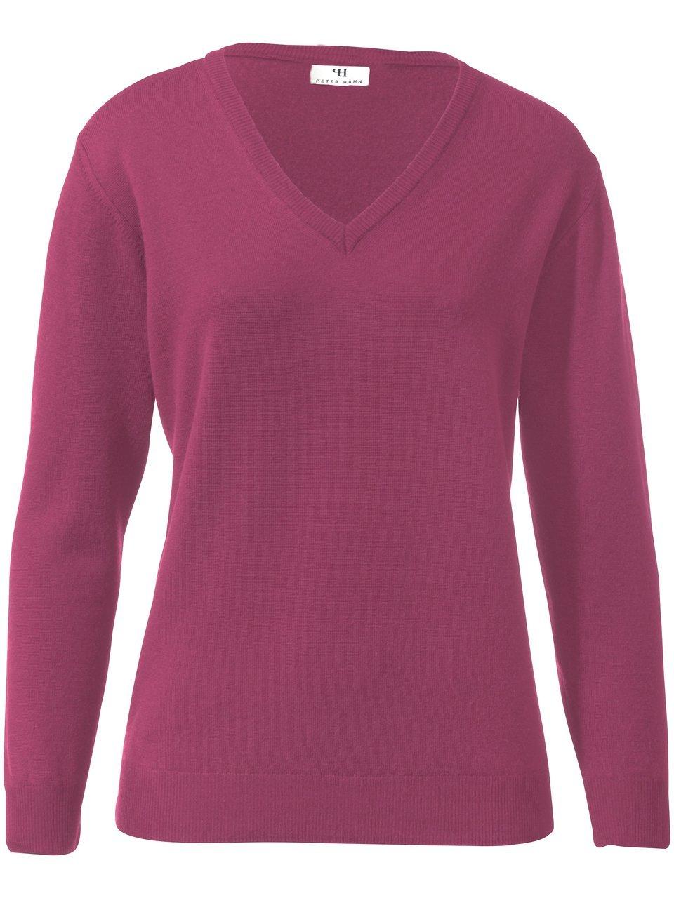 V-Pullover aus 100% Schurwolle Pure Tasmanian Wool Peter Hahn rosé günstig online kaufen