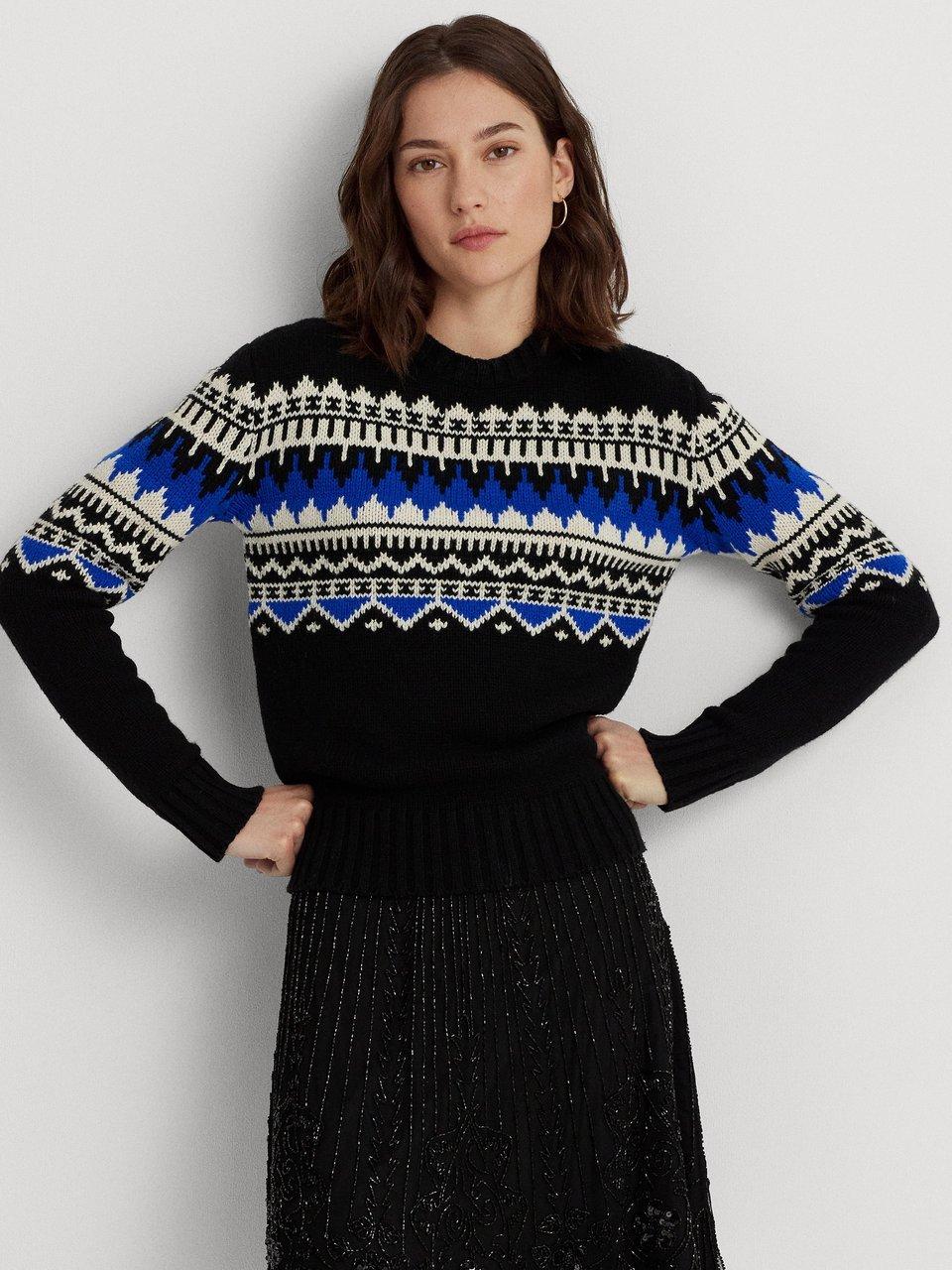 Pull noir ralph lauren femme hot sale