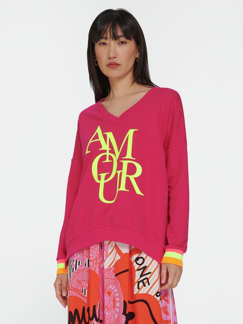 Miss Goodlife Damen Sweatshirt Mit XO Paillette Print - Oversize Design