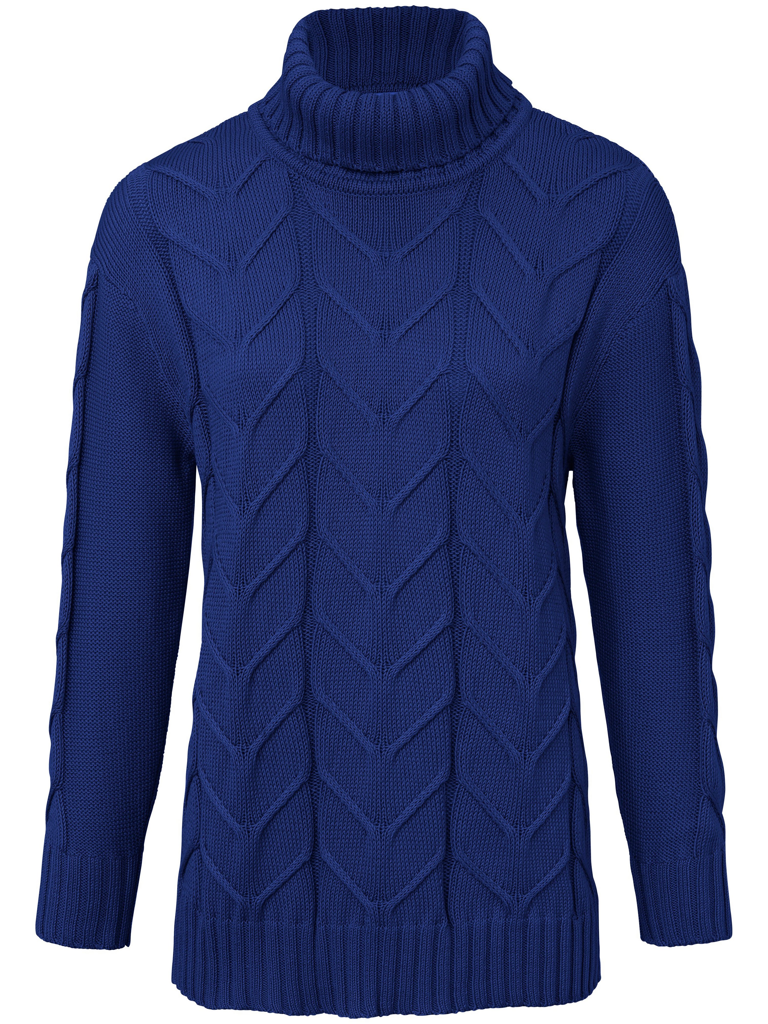 Le pull 100% coton  Looxent bleu taille 46