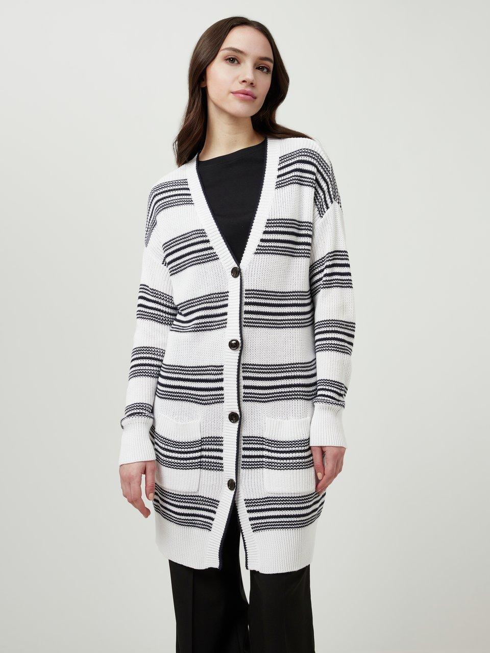 BASLER - Long-Strickjacke