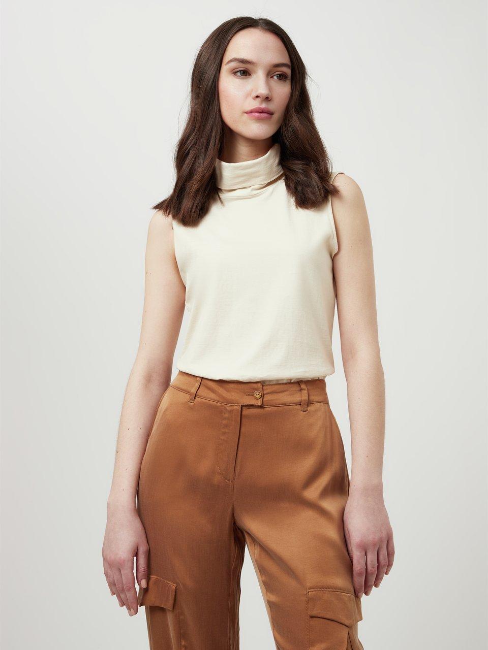 tRUE STANDARD - Ärmelloses Rollkragen-Shirt