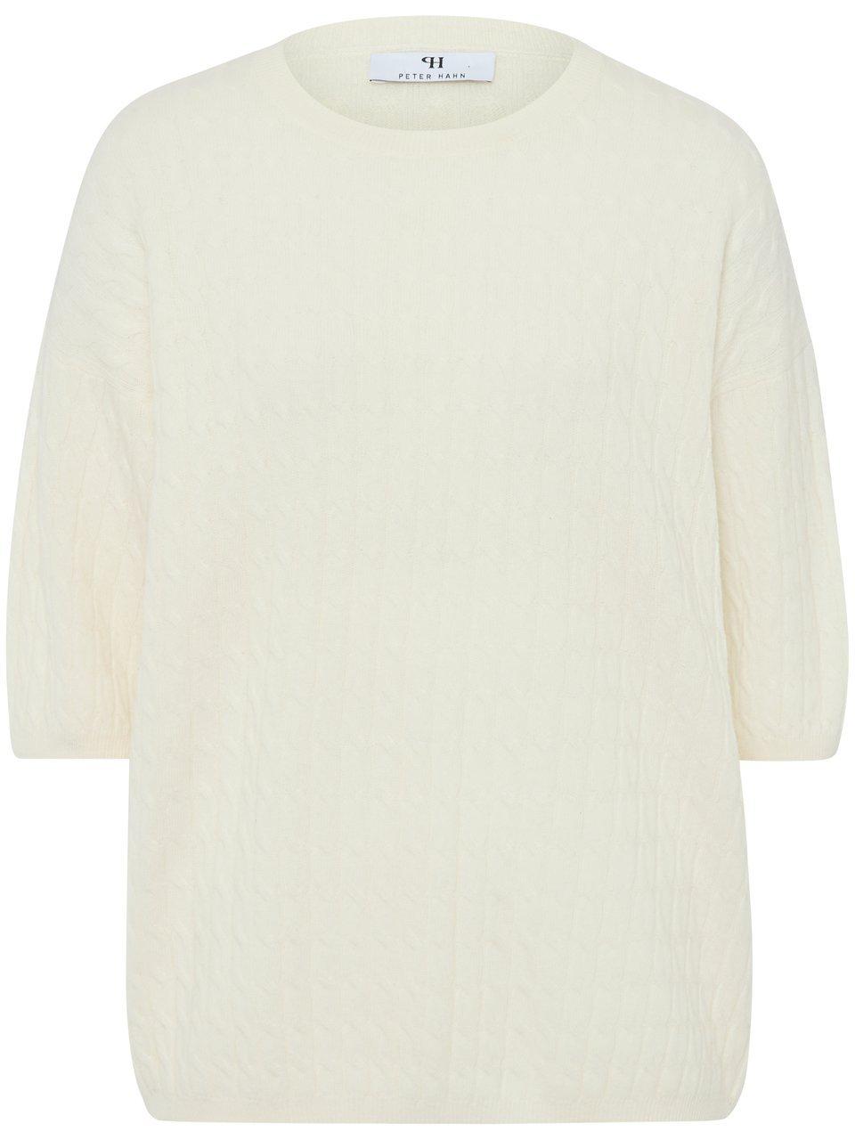 Rundhals-Pullover Peter Hahn weiss günstig online kaufen