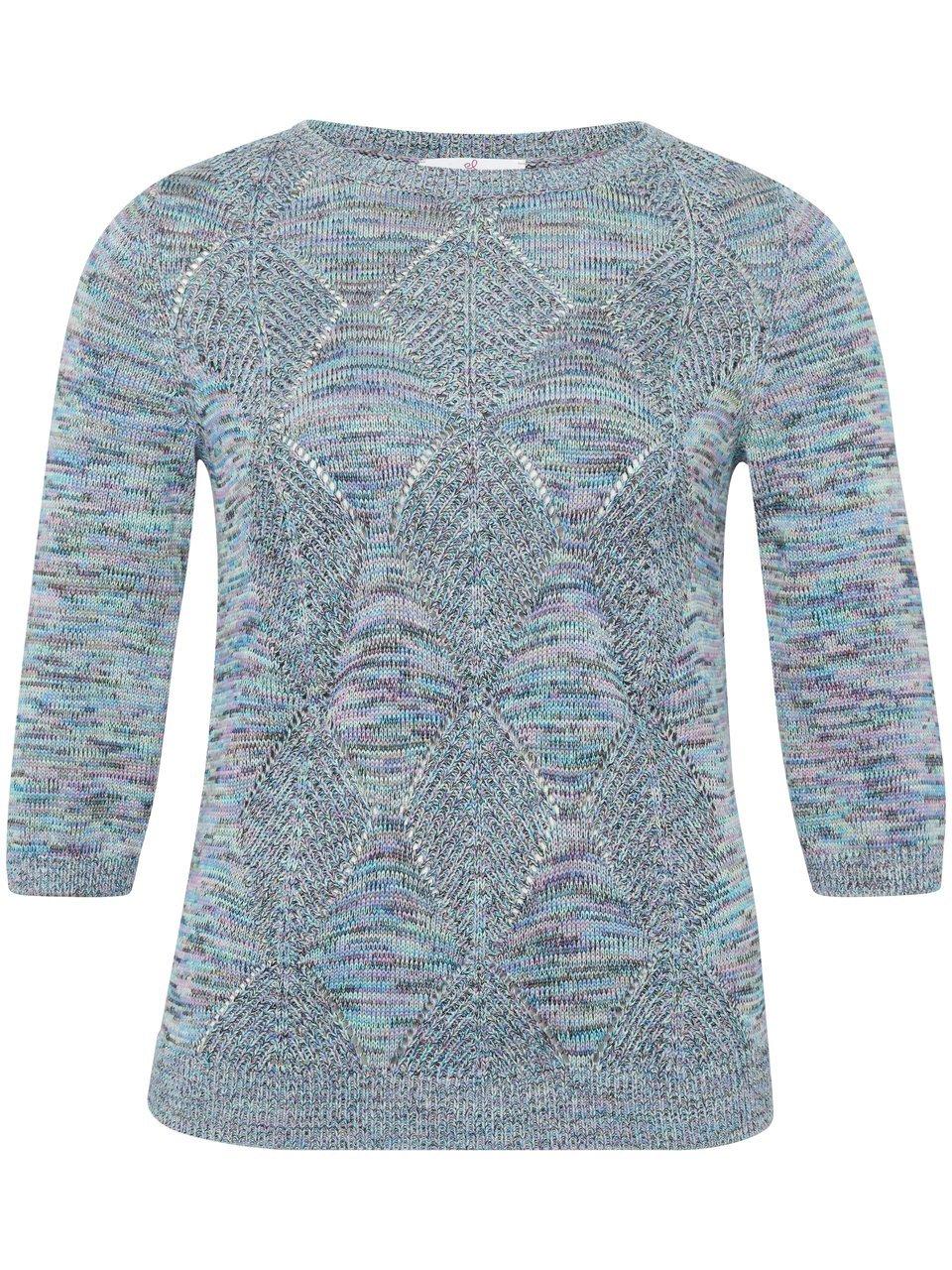 Rundhals-Pullover 3/4-Arm Emilia Lay mehrfarbig günstig online kaufen