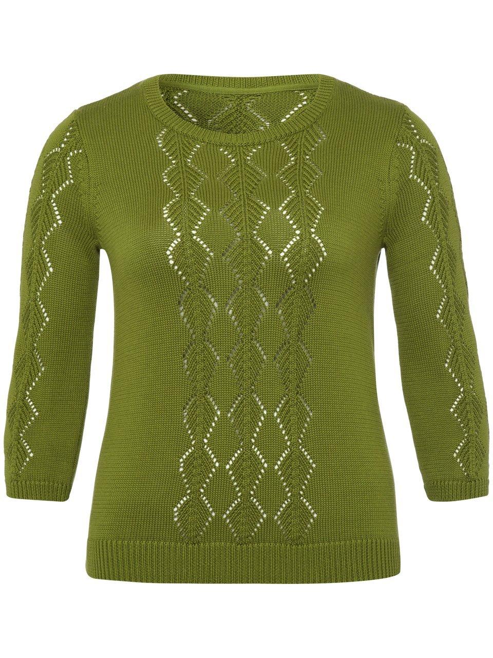 Rundhals-Pullover Anna Aura grün günstig online kaufen