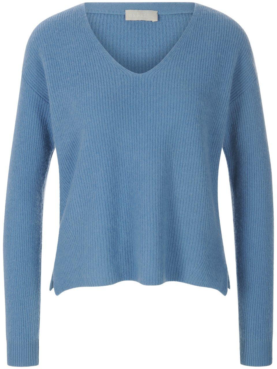 V-Pullover aus 100% Premium-Kaschmir include blau günstig online kaufen