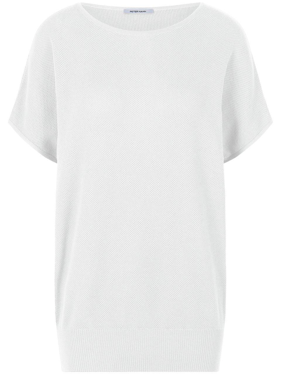 Rundhals-Pullover aus 100% SUPIMA®-Baumwolle Peter Hahn weiss günstig online kaufen