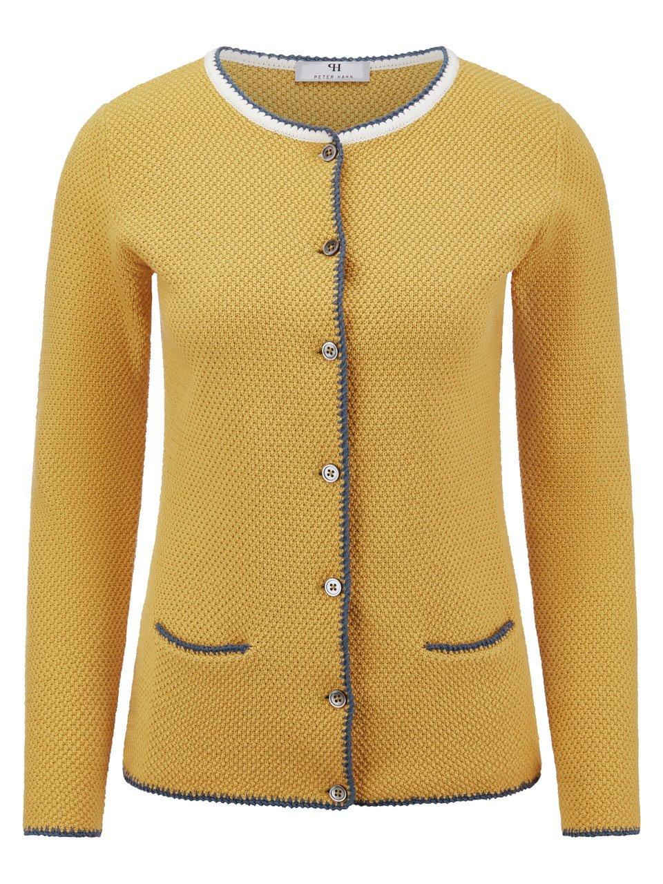 Strickjacke Peter Hahn gelb günstig online kaufen