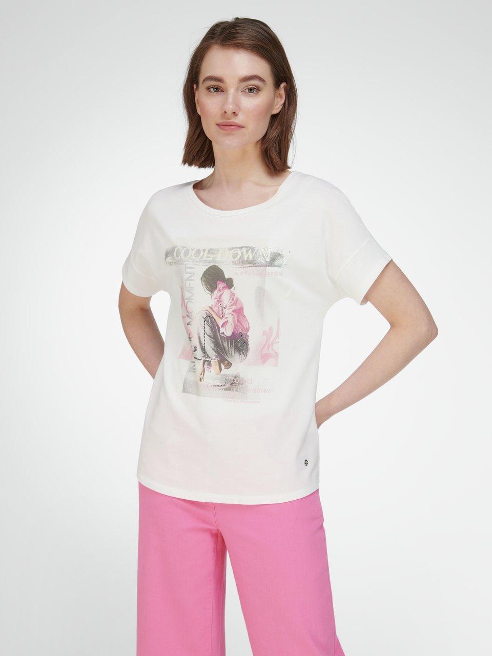 Monari - Rundhals-Shirt - Offwhite/Multicolor | T-Shirts