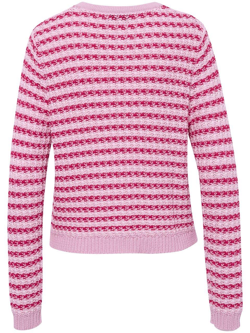 Thumbnail - Strickjacke Rundhals-Ausschnitt Uta Raasch pink