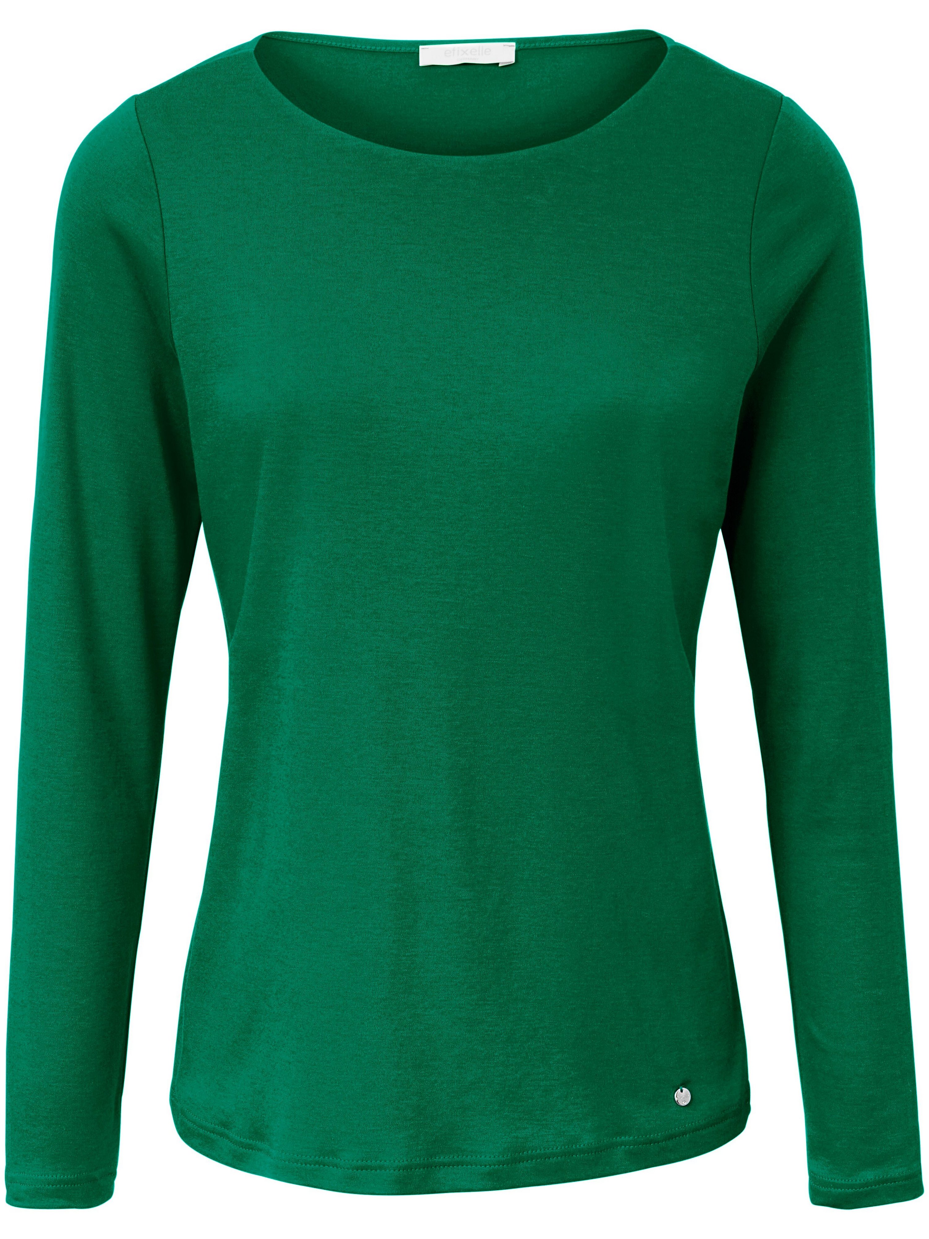 Le T-shirt manches longues 100% coton  Efixelle vert taille 42