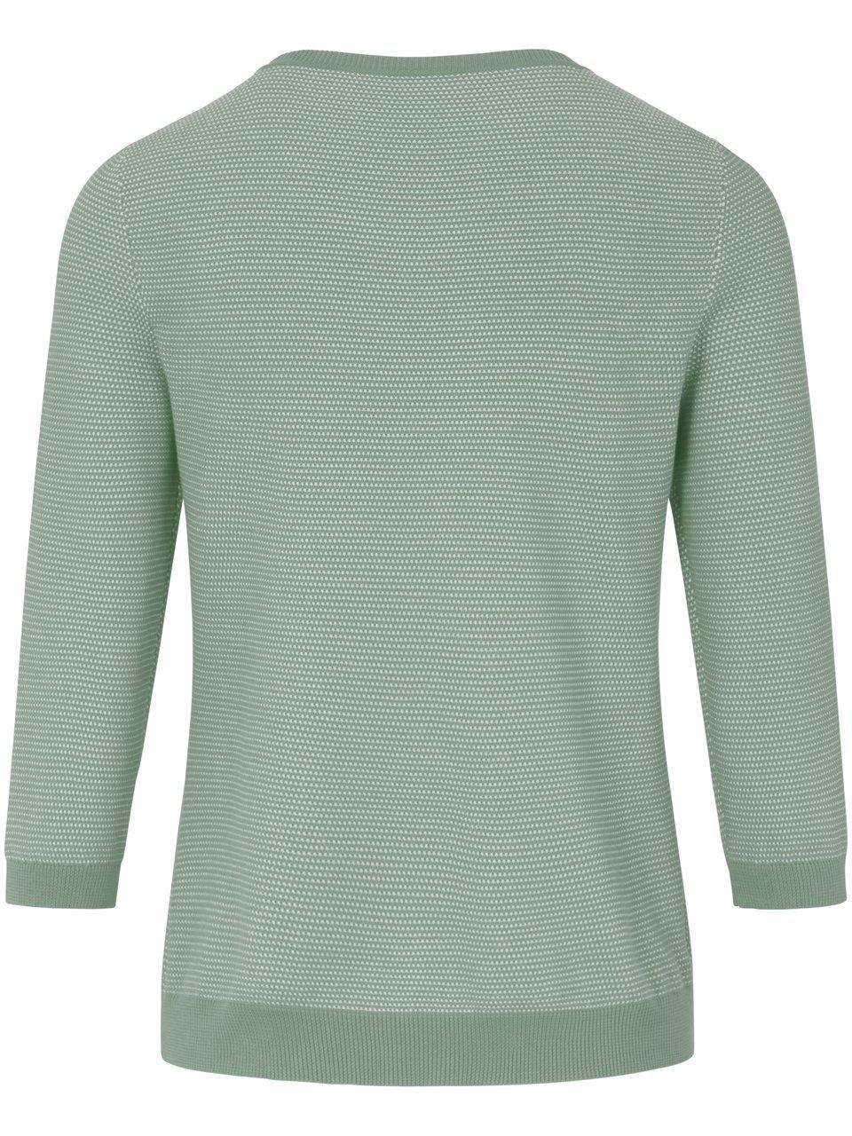 Thumbnail - Rundhals-Pullover aus 100% SUPIMA®-Baumwolle Peter Hahn grün
