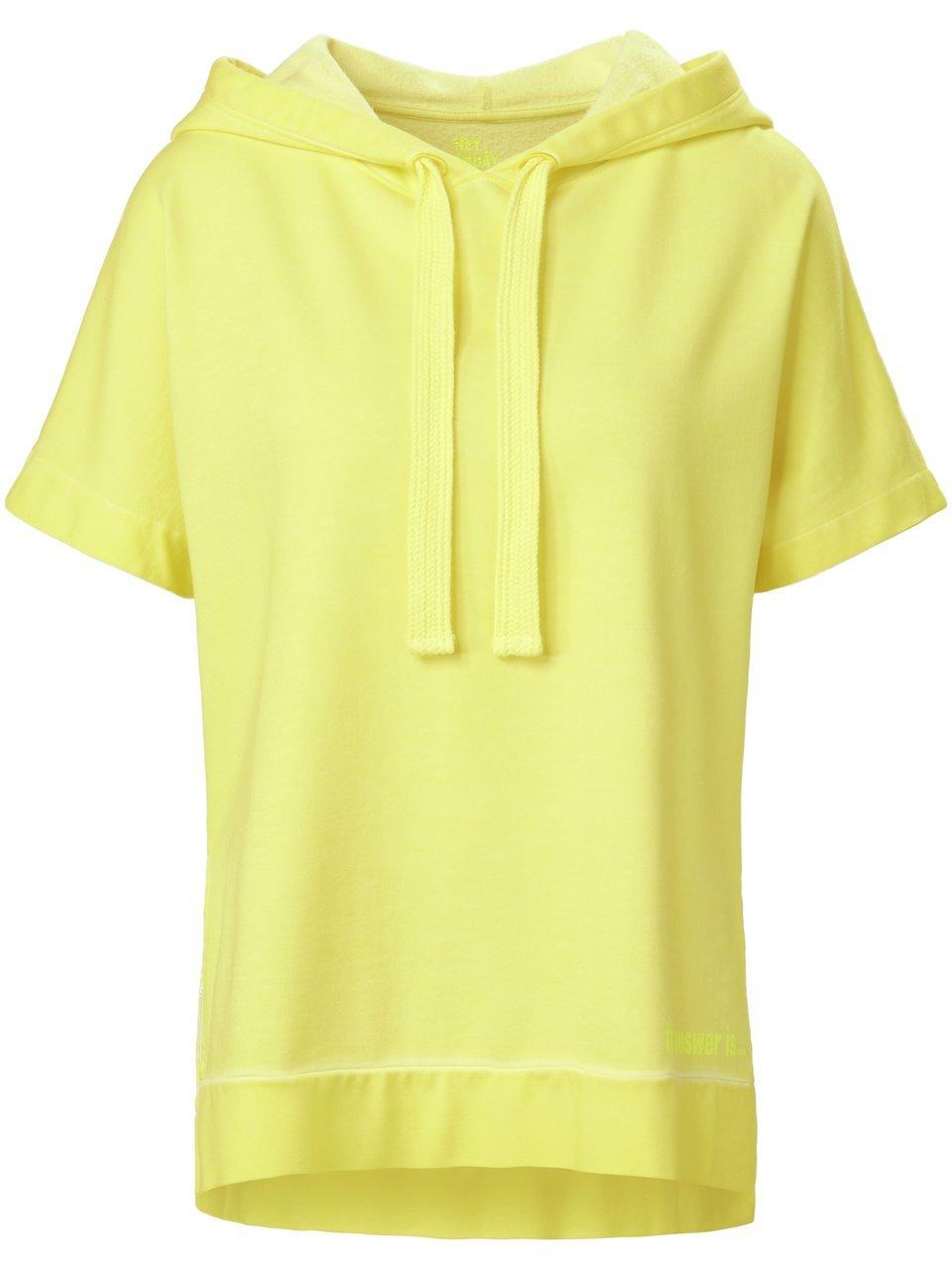 Hoodie-sweatshirt 100% katoen Van LIEBLINGSSTÜCK geel