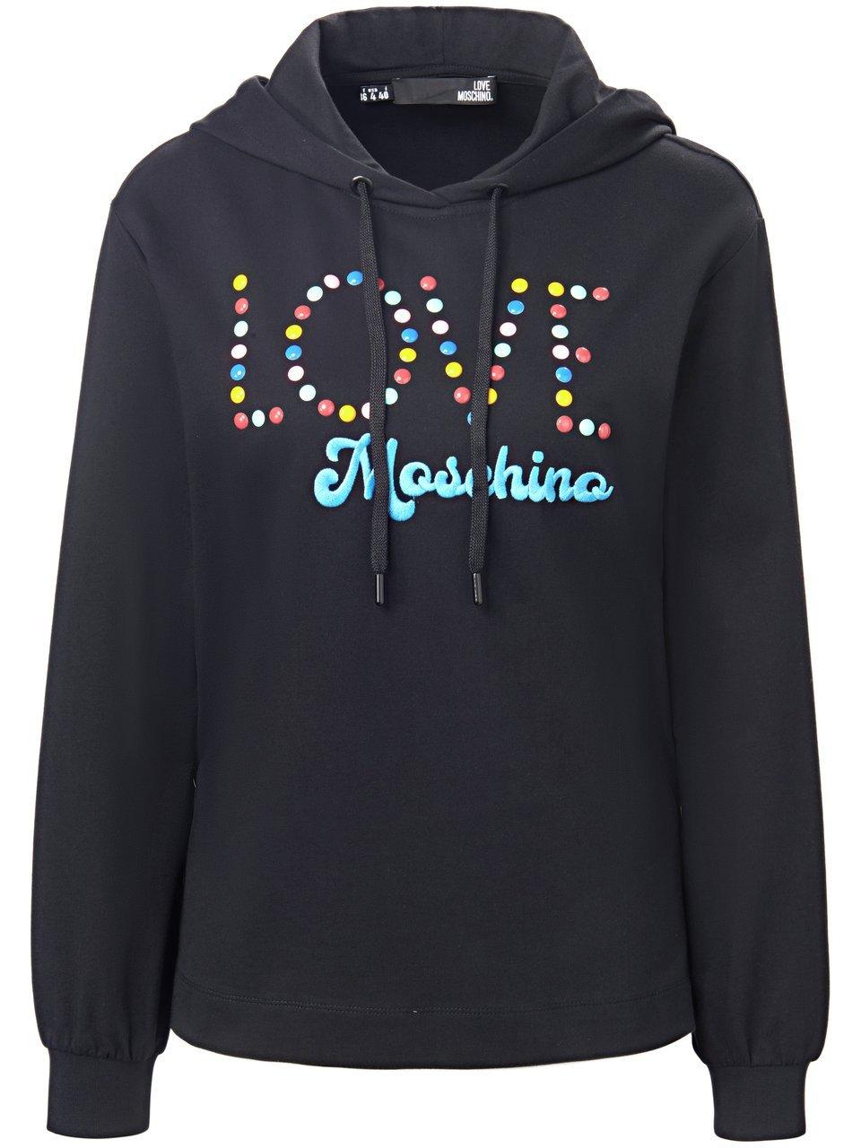 Shirt 100% zijde Van Love Moschino zwart