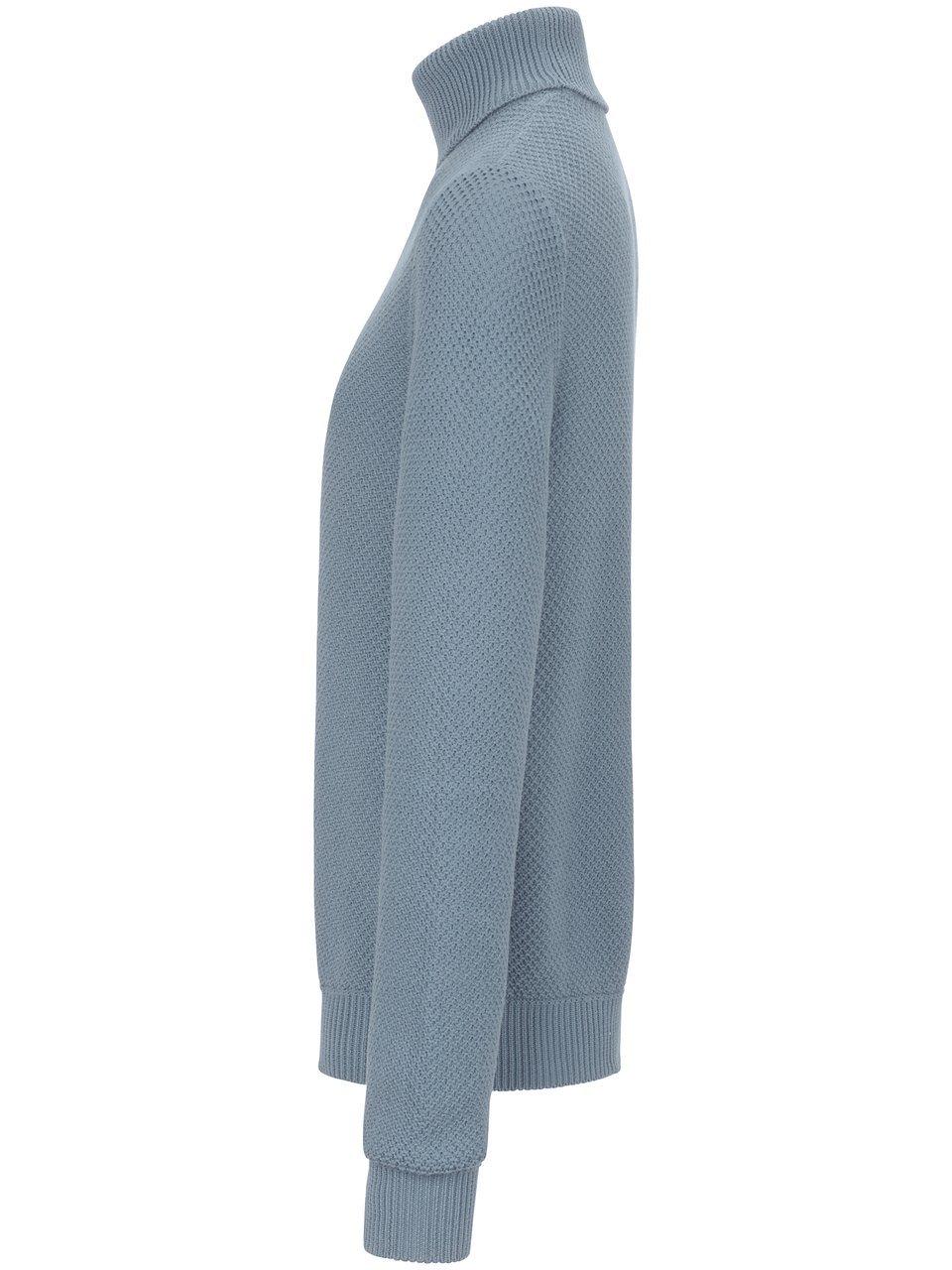 Thumbnail - Rollkragen-Pullover Peter Hahn blau