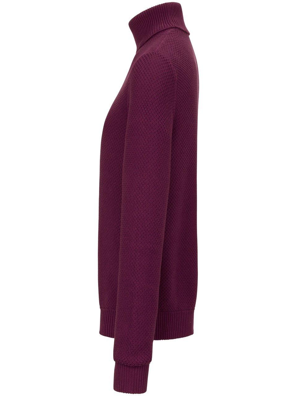 Thumbnail - Rollkragen-Pullover Peter Hahn rot
