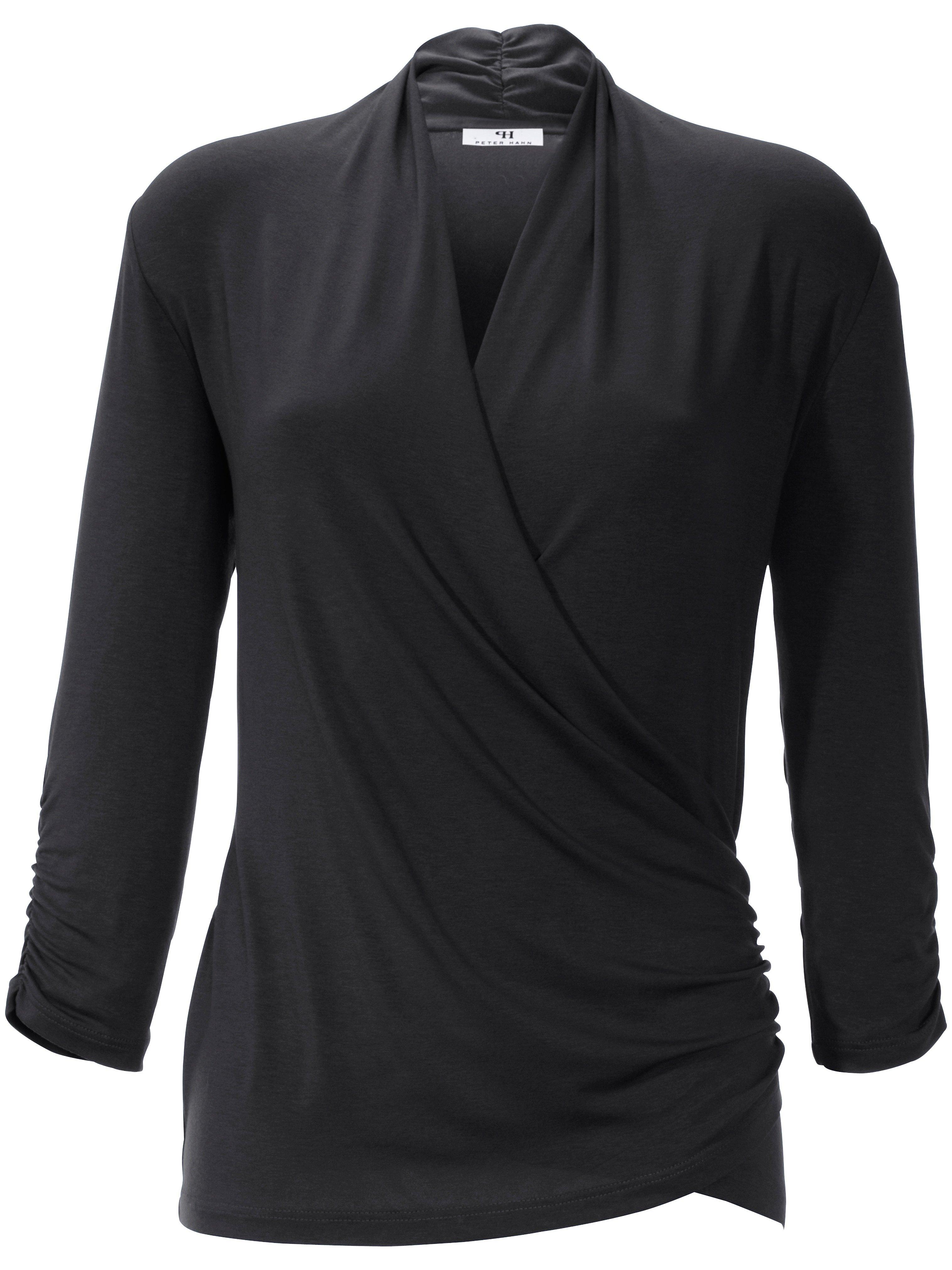 V-Shirt 3/4 Arm Peter Hahn schwarz günstig online kaufen