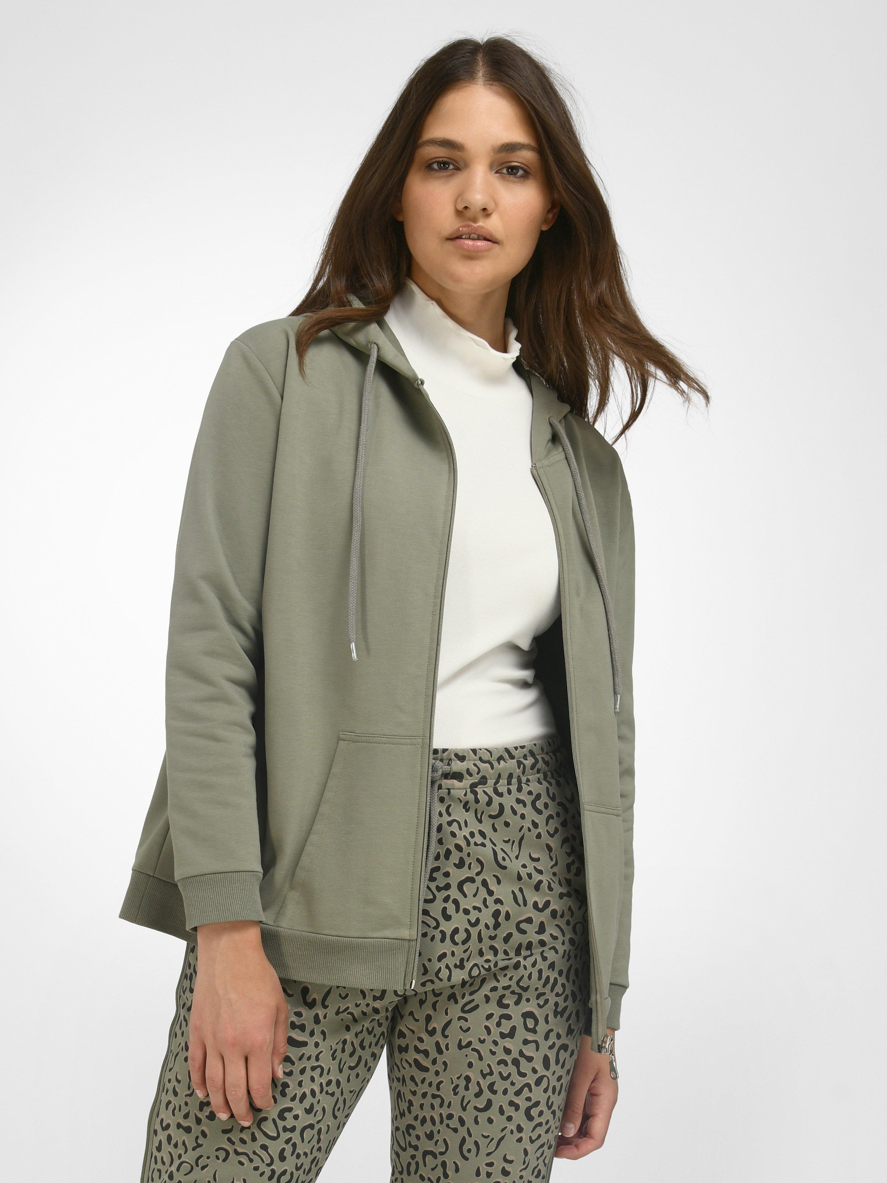 Emilia Lay - Sweatvest met capuchon en lange mouwen