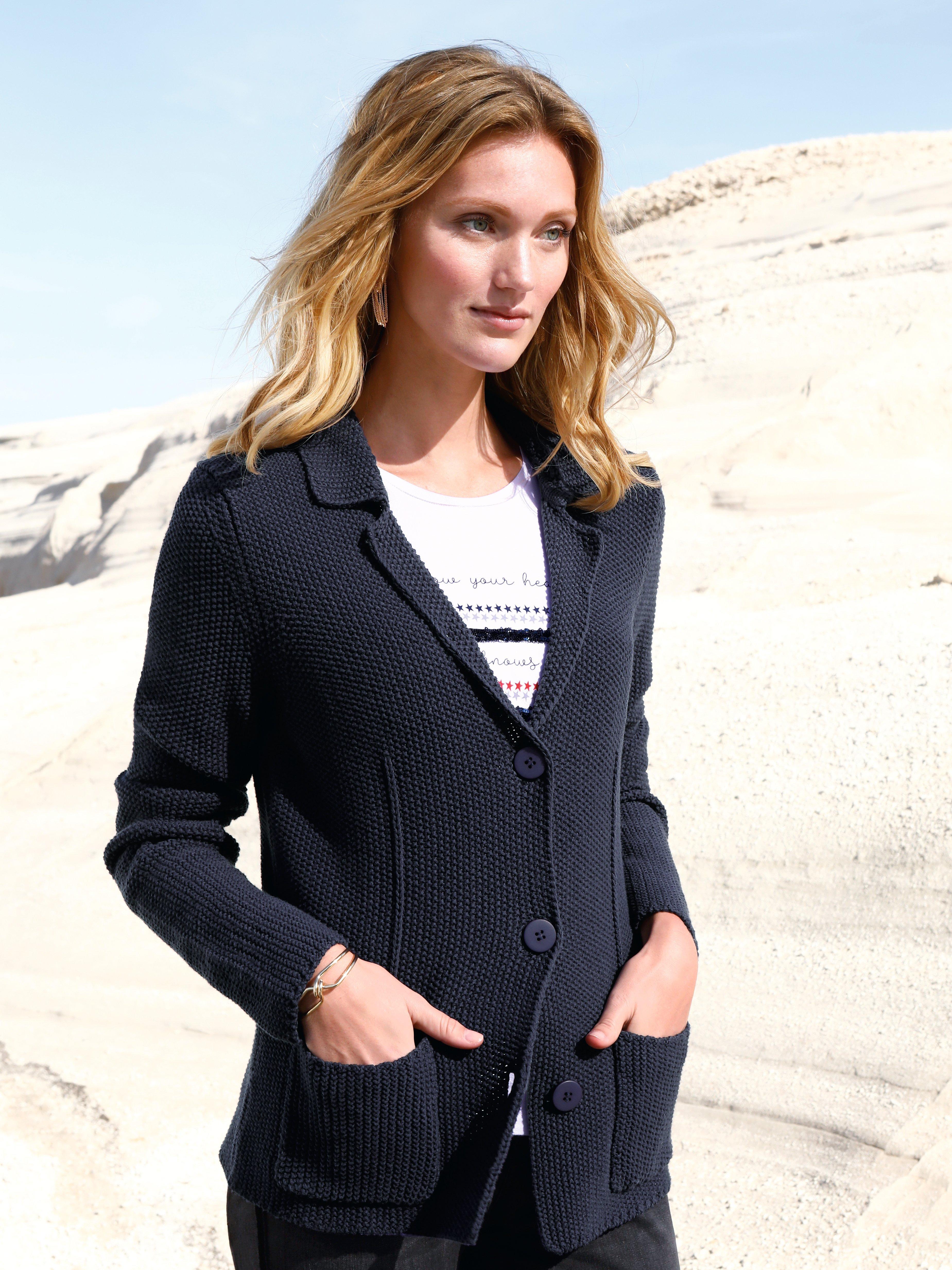 MYBC - Strickblazer mit Reverskragen