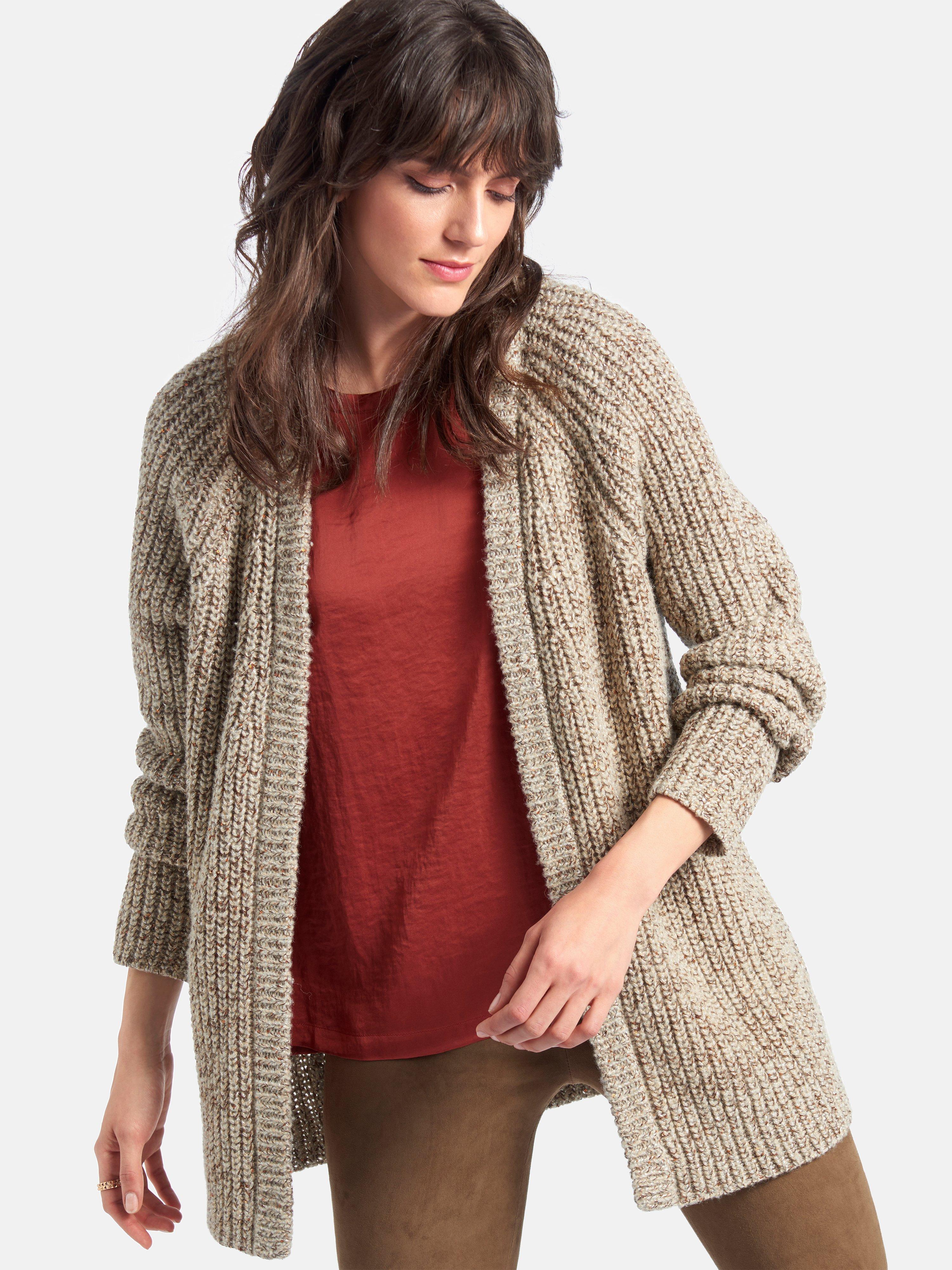 Download portray berlin - Cardigan with long sleeves - natural ...