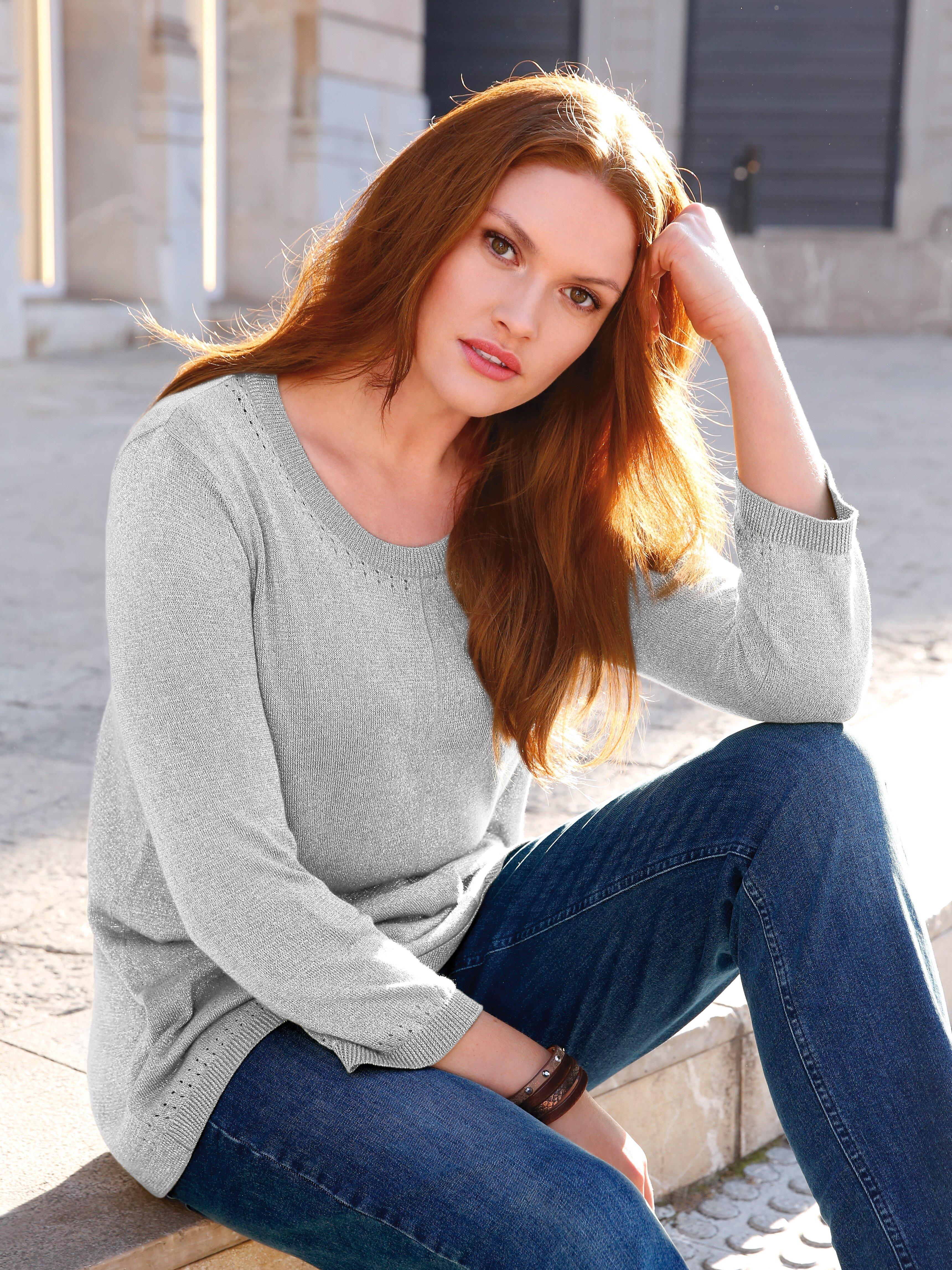 Anna Aura - Rundhals-Pullover mit ­3/4-Arm