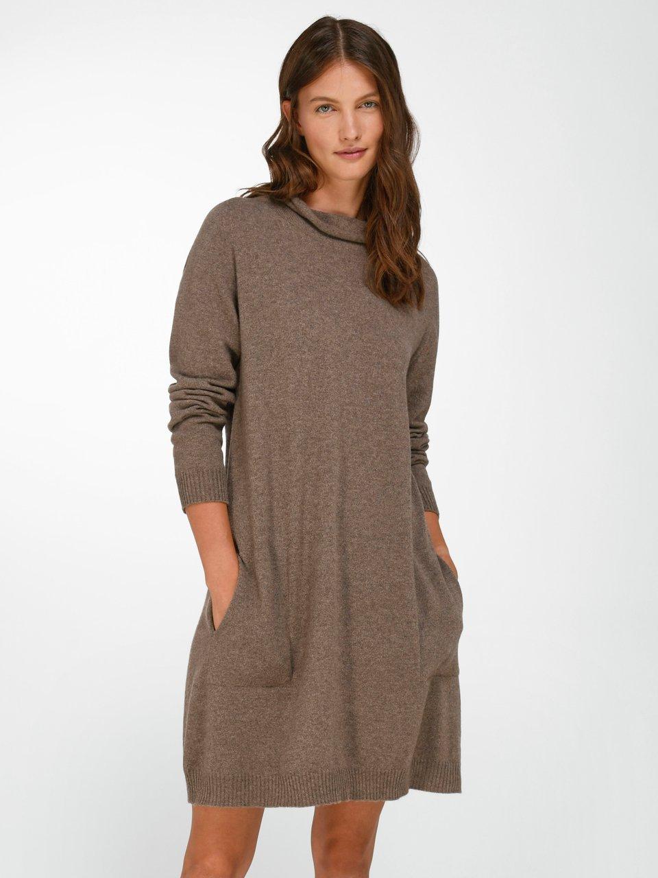 include - Lang strikbluse med lange ærmer