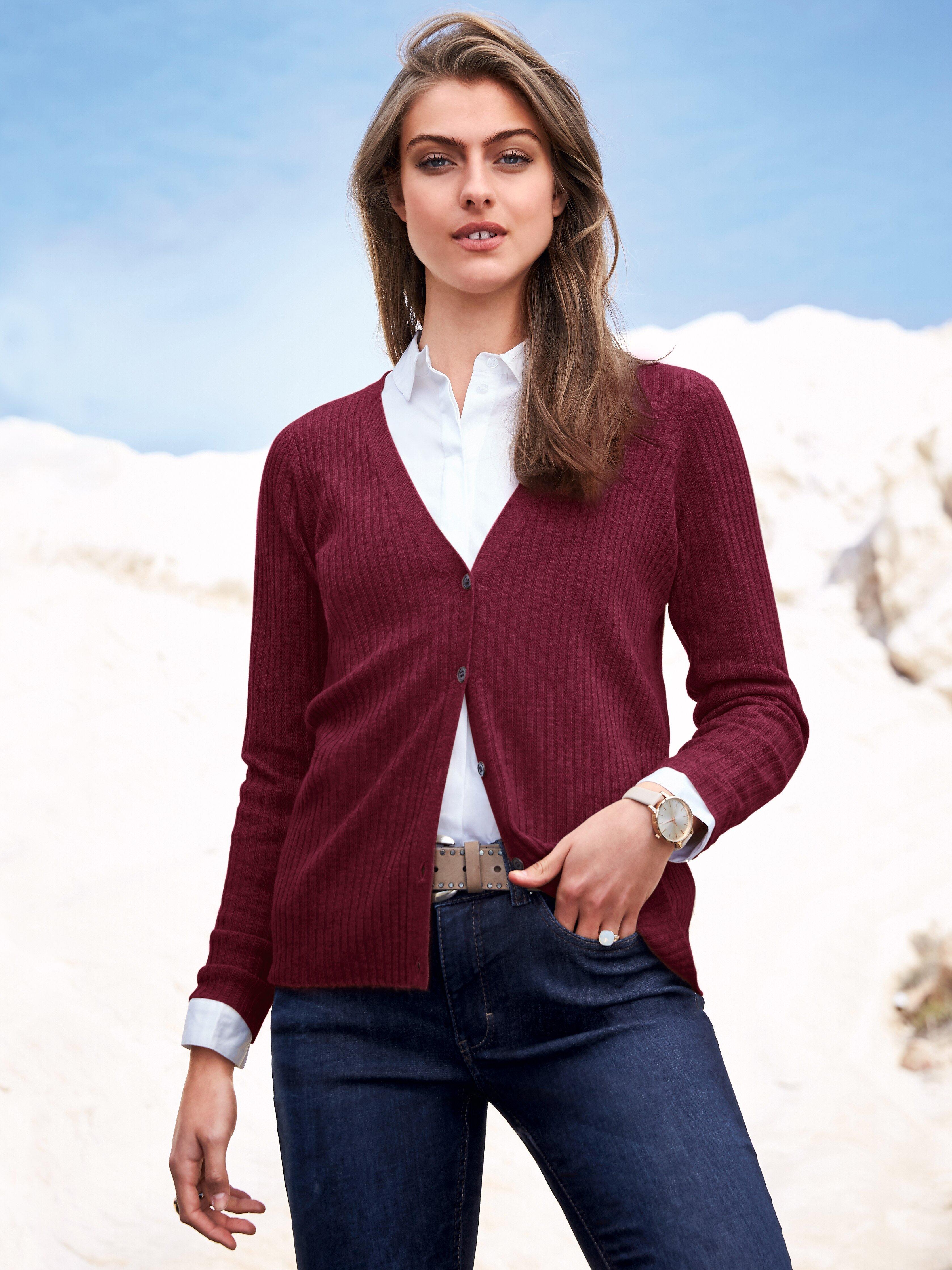 Peter Hahn - Strickjacke aus 100% Schurwolle-Merino