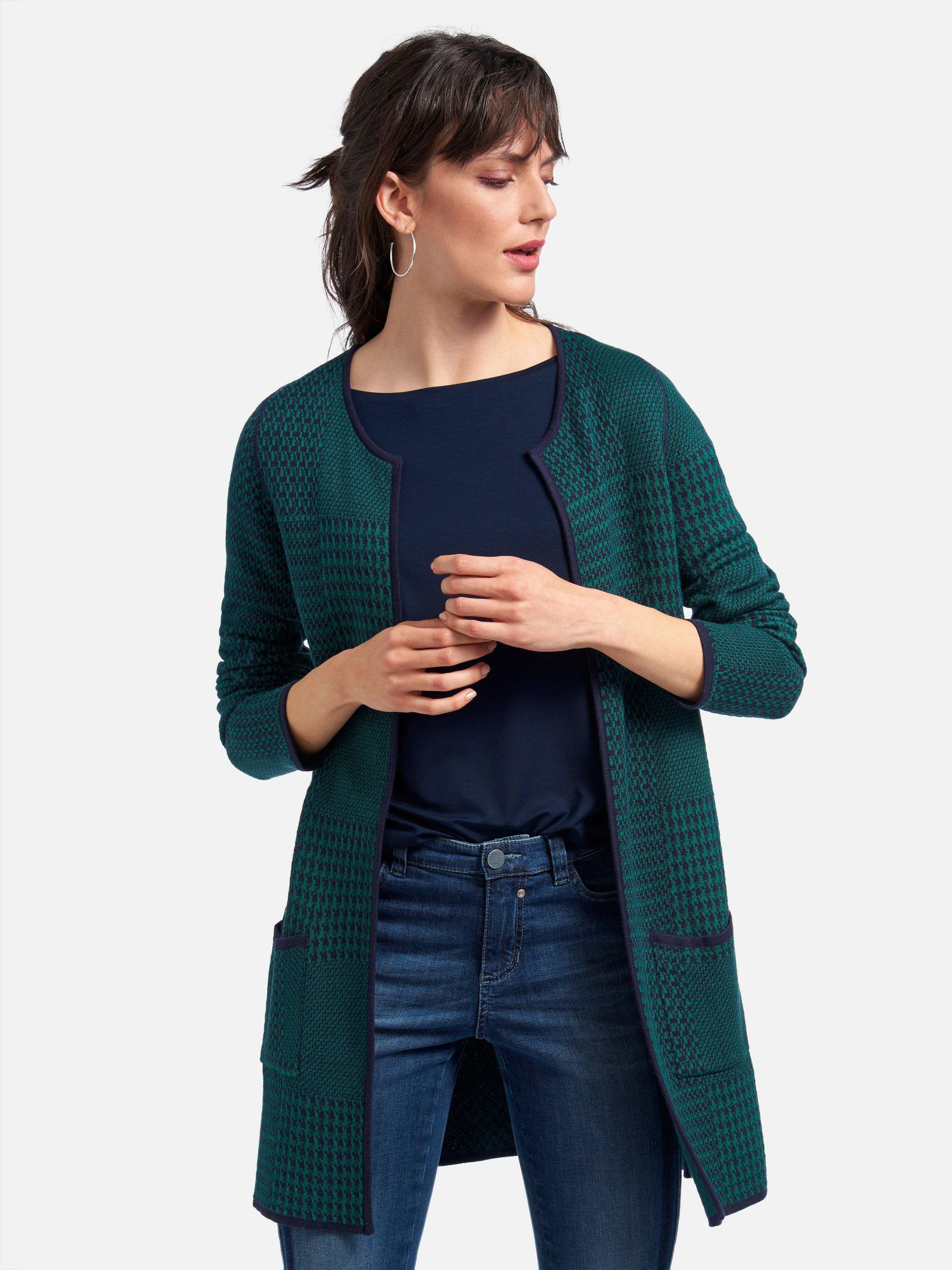 Peter Hahn - Keerbaar vest met lange mouwen