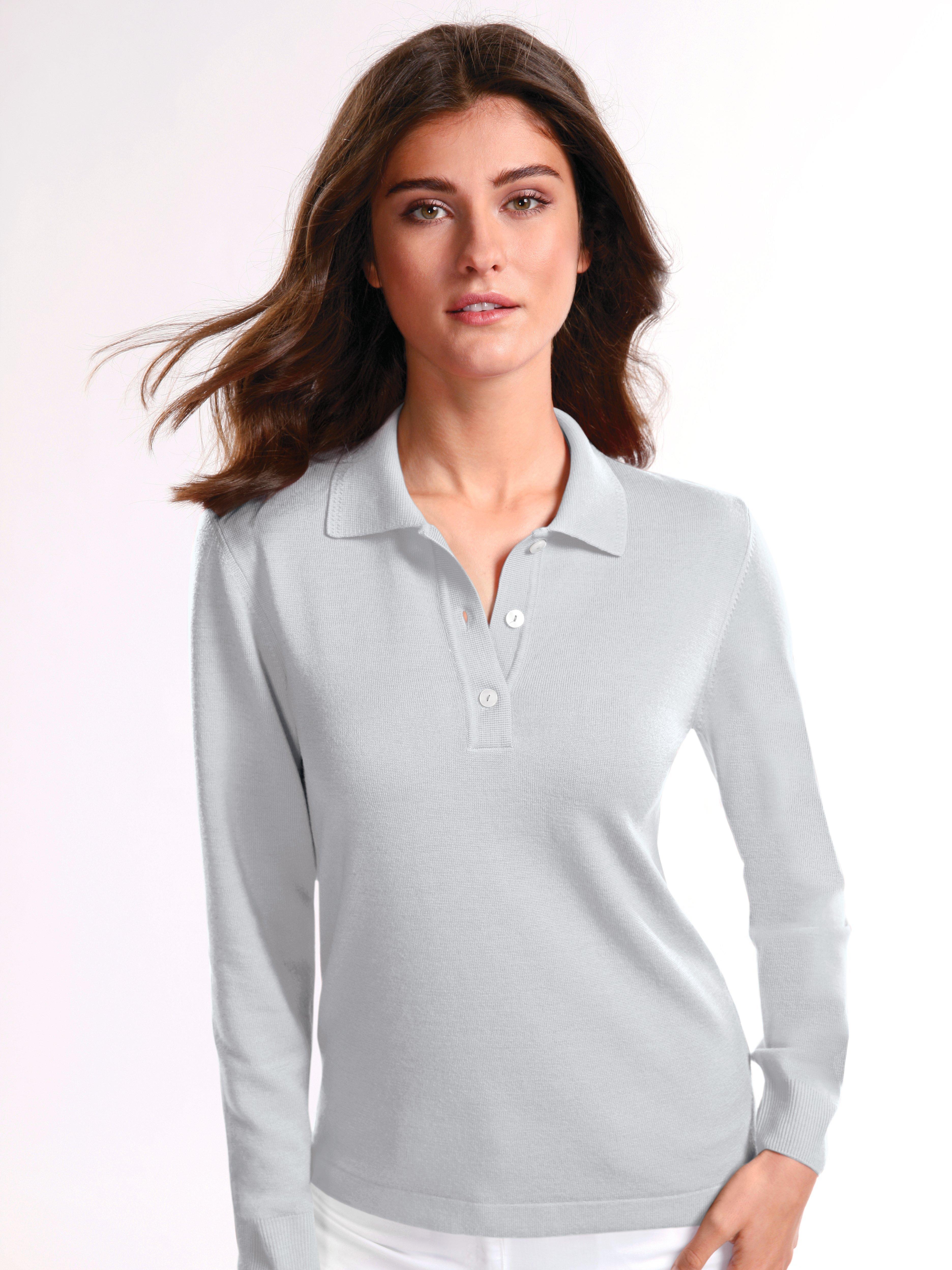 Peter Hahn - Polopullover van 100% scheerwol