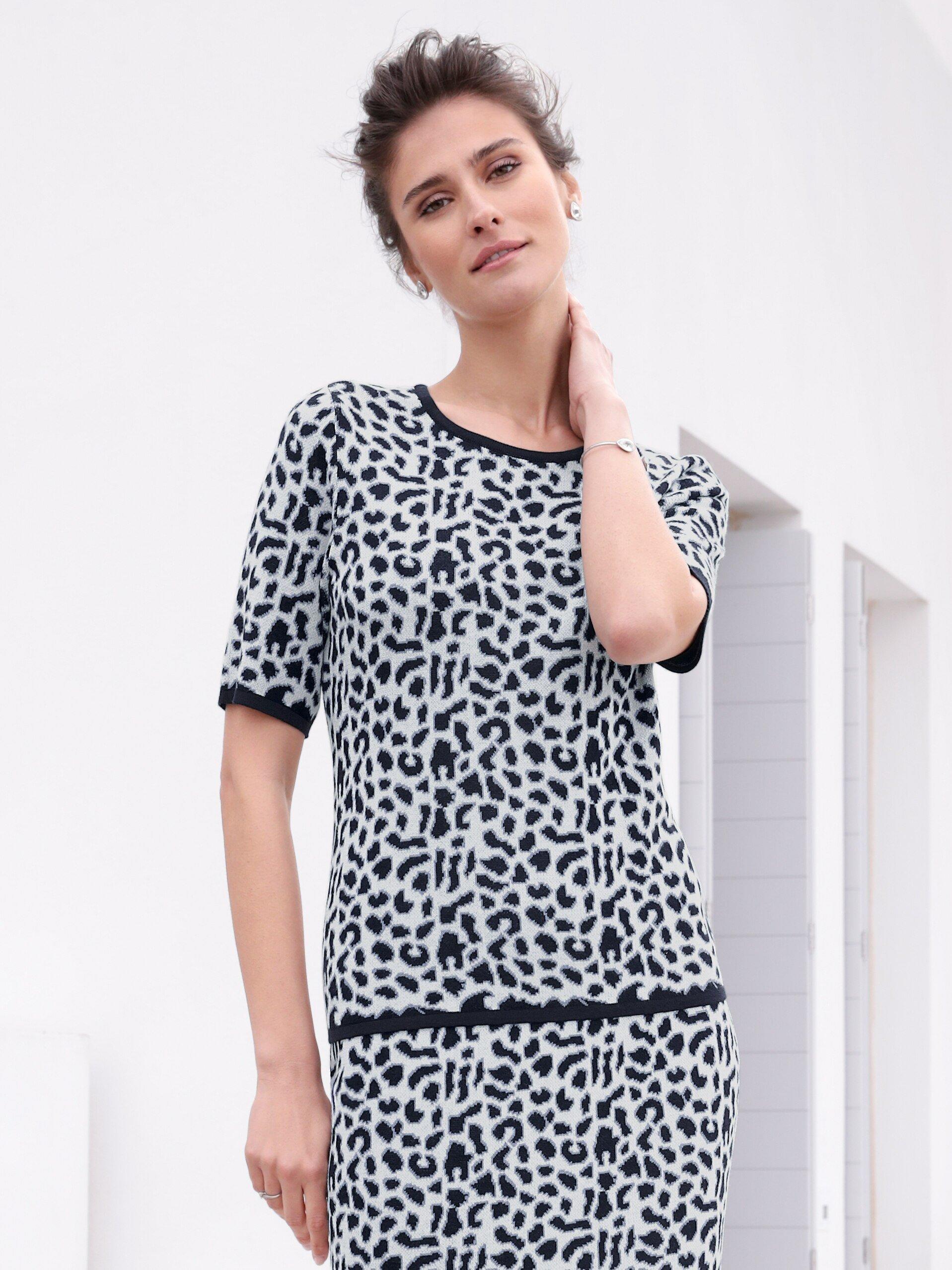Peter Hahn - Rundhals-Pullover mit 1/2-Arm
