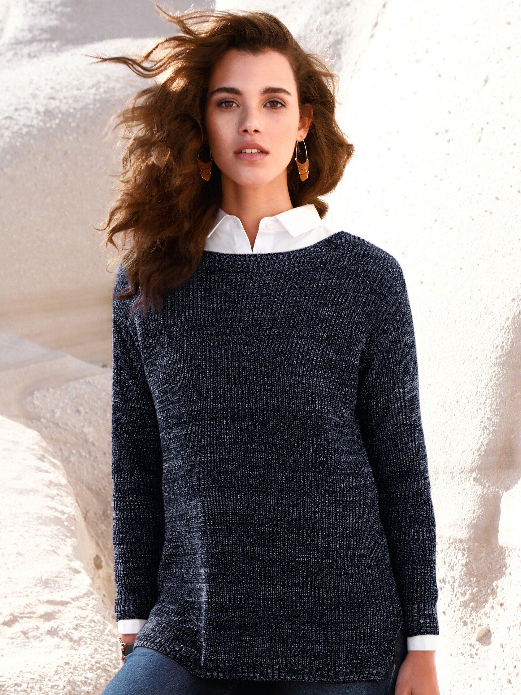 Peter Hahn - Rundhals-Pullover aus 100% SUPIMA®-Baumwolle