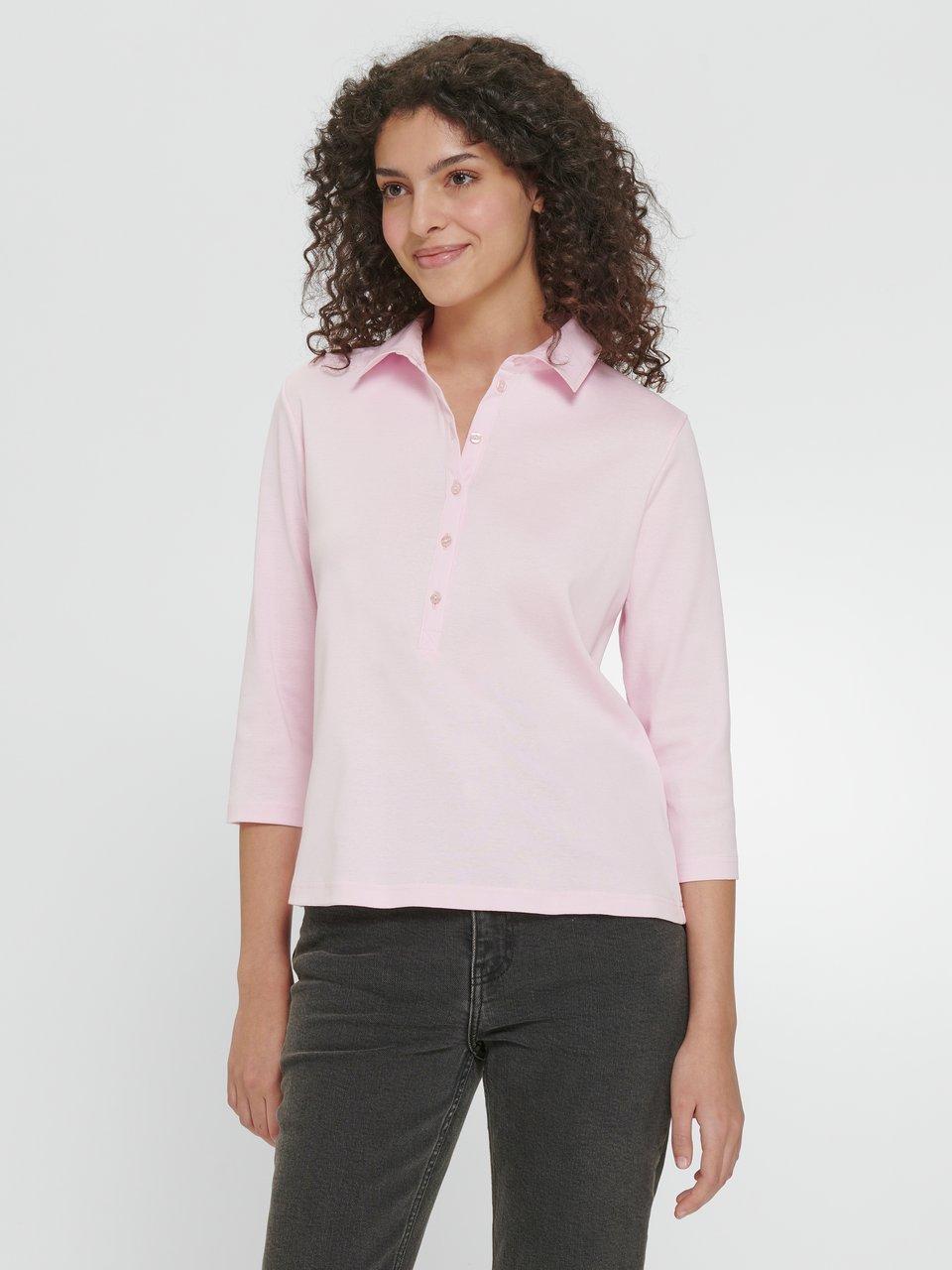 Efixelle - Poloshirt van 100% katoen met 3/4-mouwen