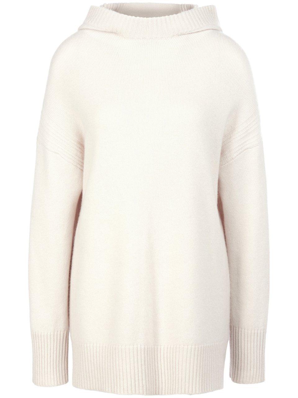 Trui capuchon en lange mouwen Van include beige