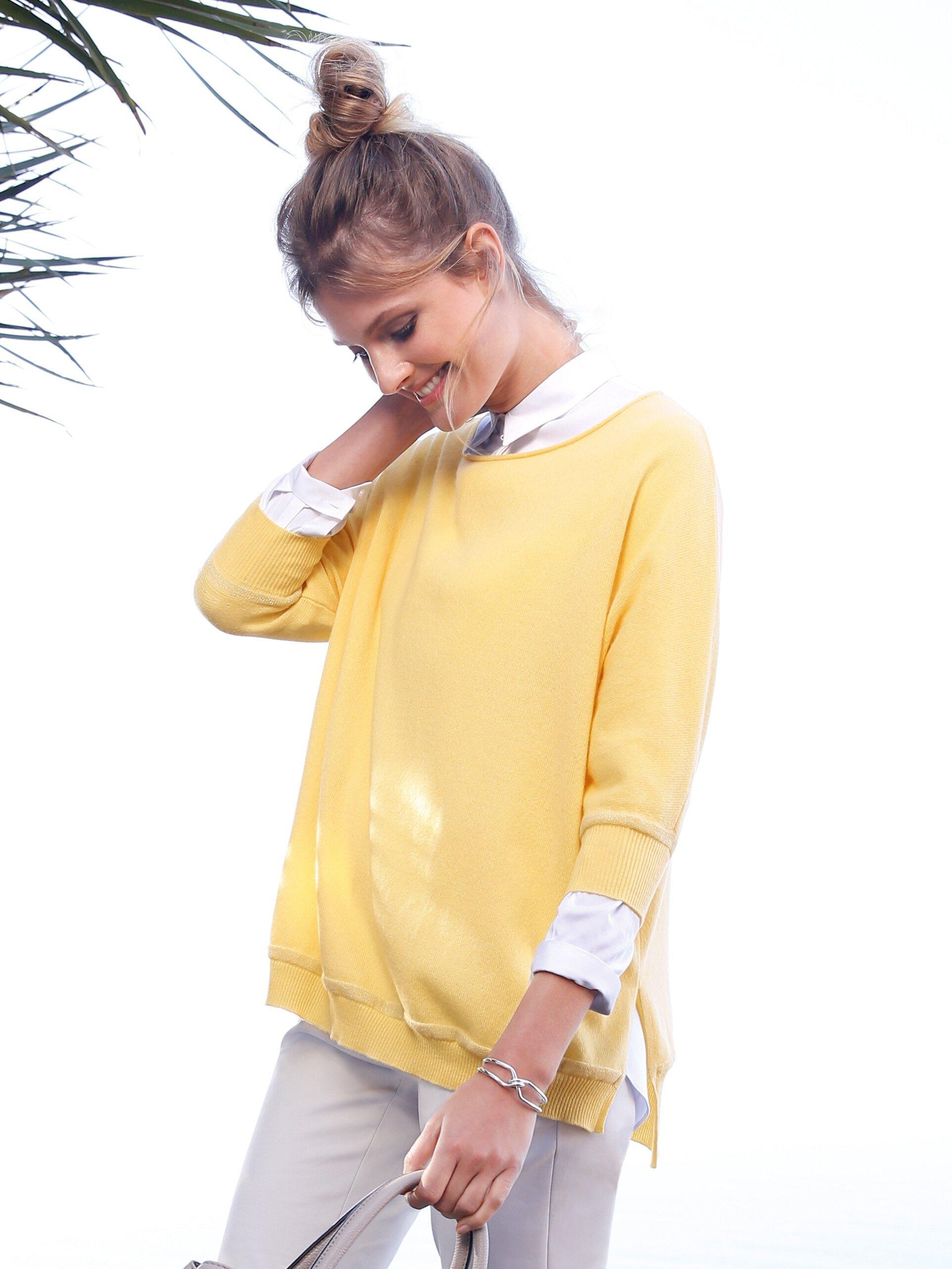 include - Rundhals-Pullover mit 1/2-Arm