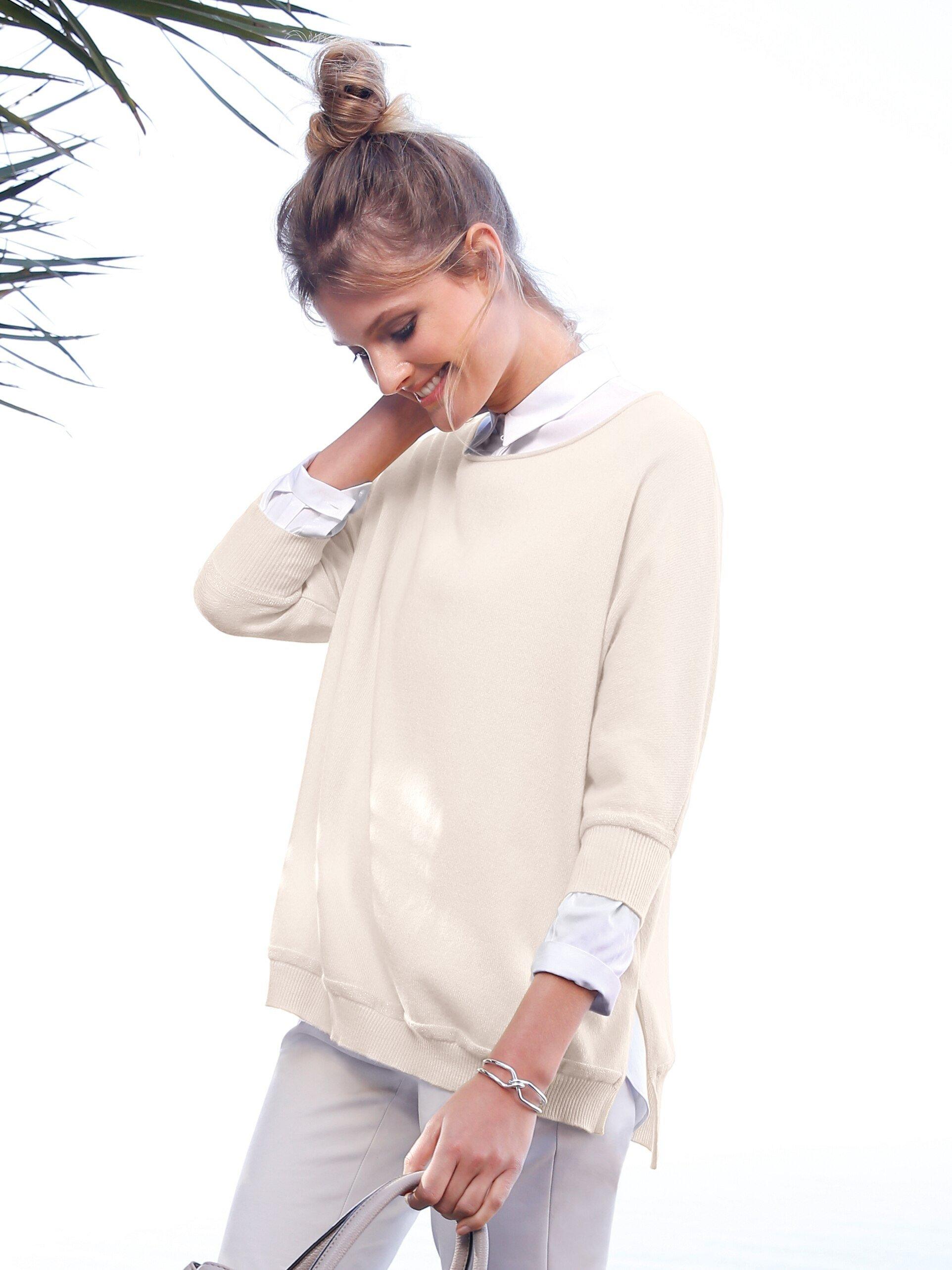 include - Rundhals-Pullover mit 1/2-Arm