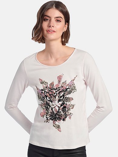 Looxent - Round neck shirt with long sleeves