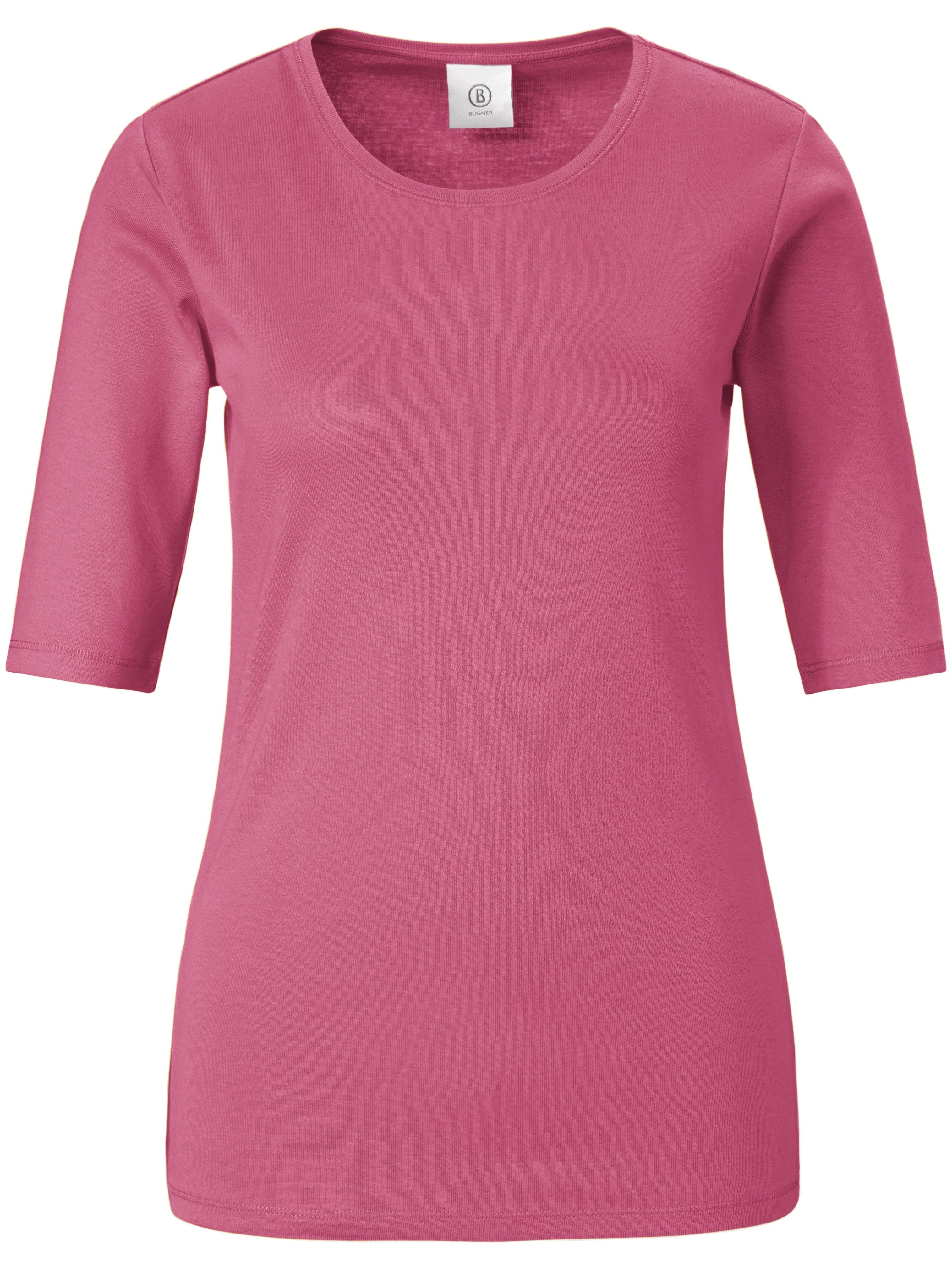 Shirt ronde hals model Velvet Van Bogner pink