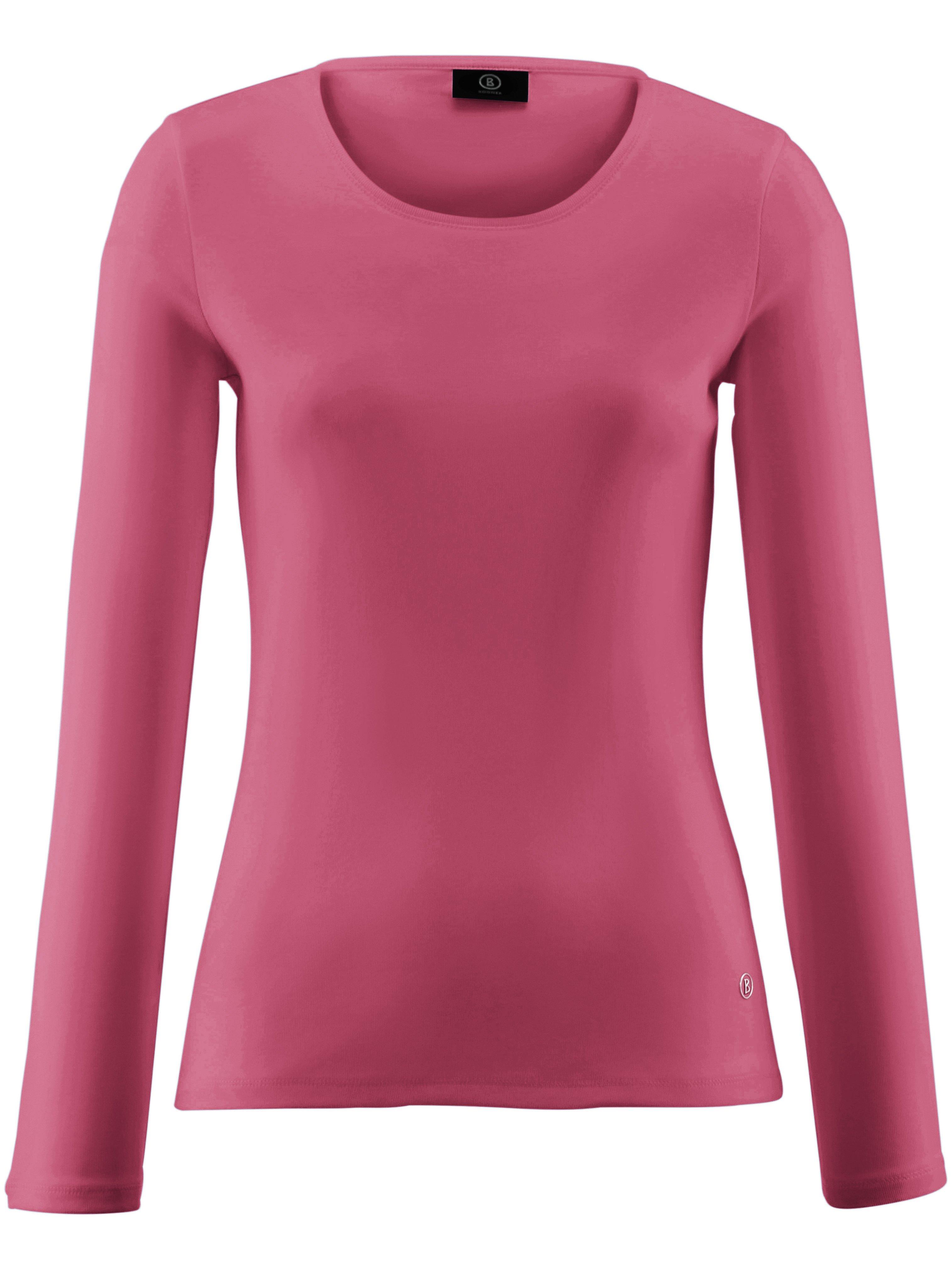 Shirt 100% katoen ronde hals Van Bogner pink