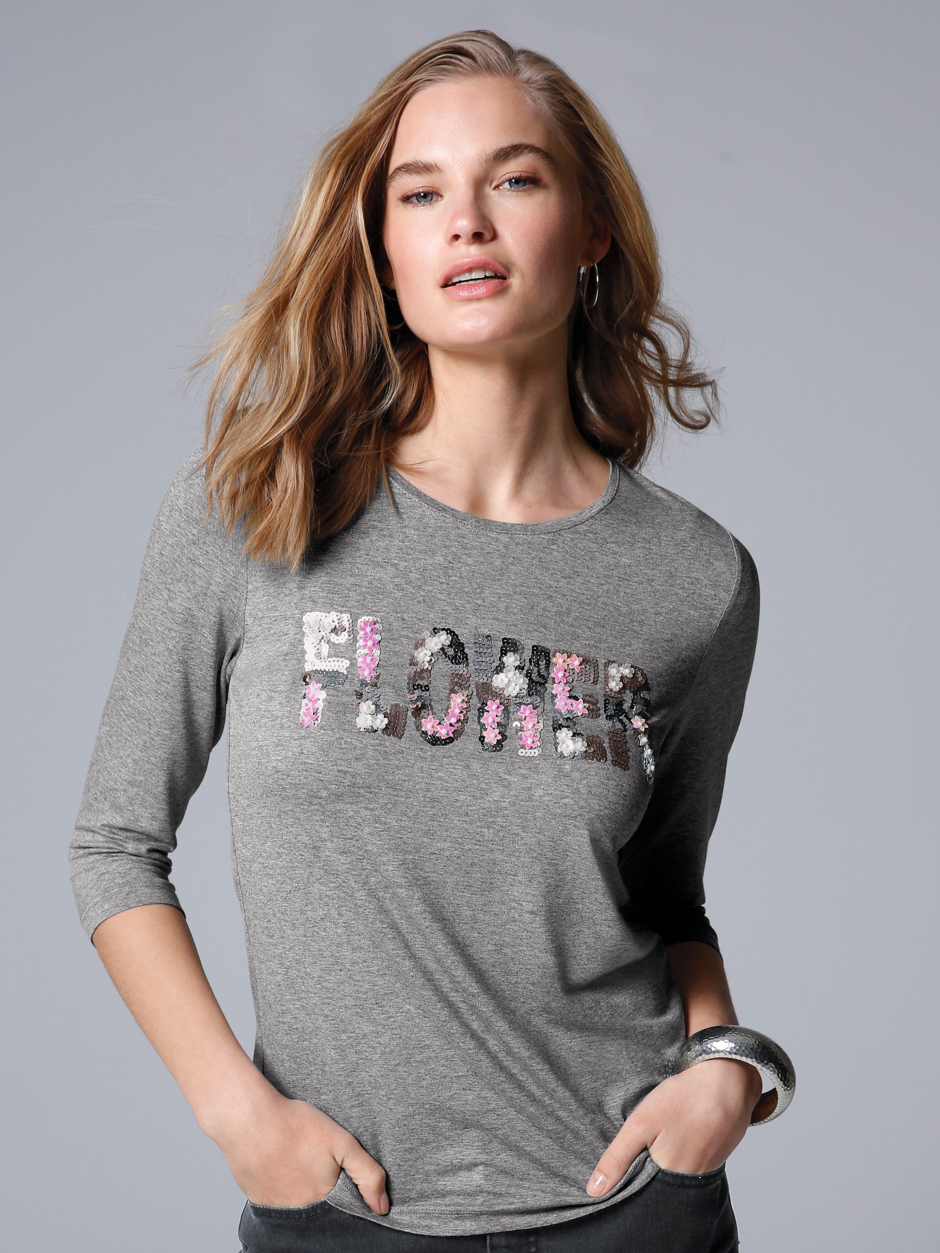 MYBC - Rundhals-Shirt mit 3/4-Arm