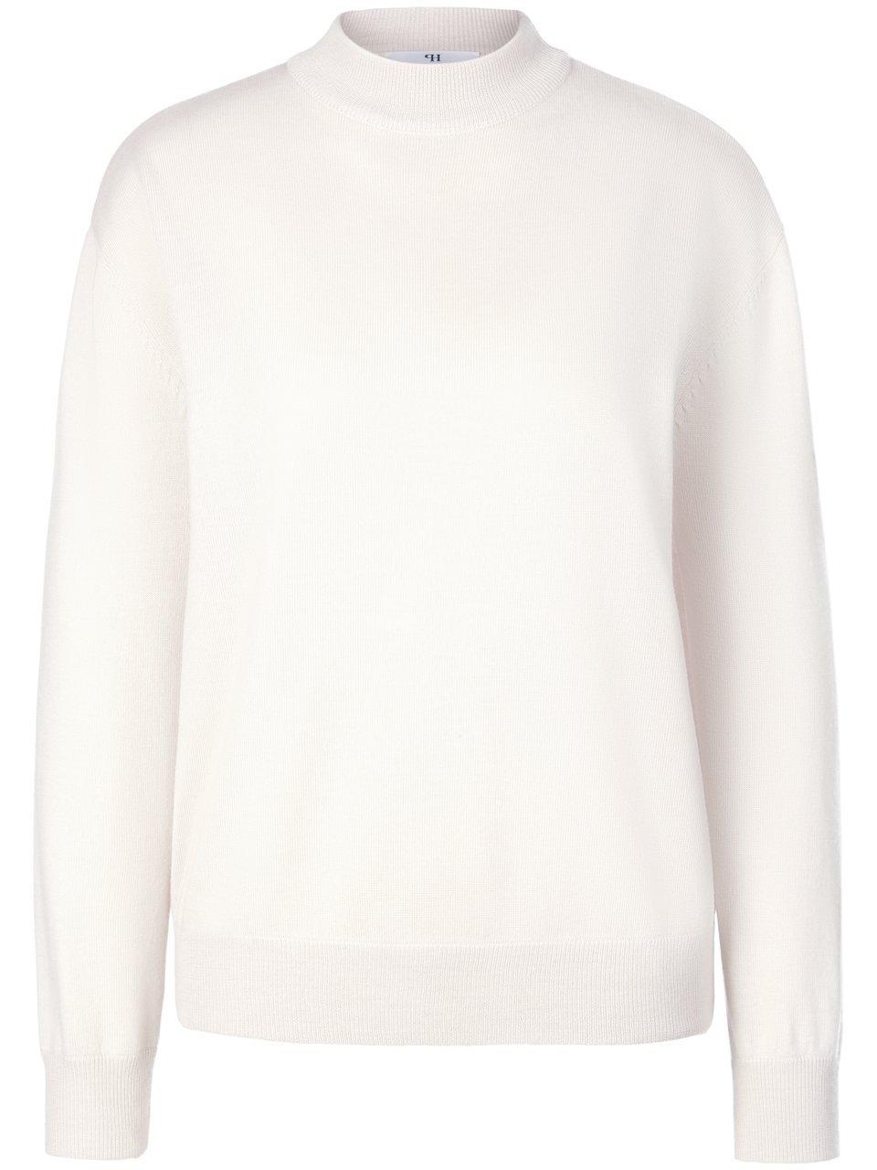 Pullover aus 100% Schurwolle Biella Yarn Peter Hahn beige günstig online kaufen