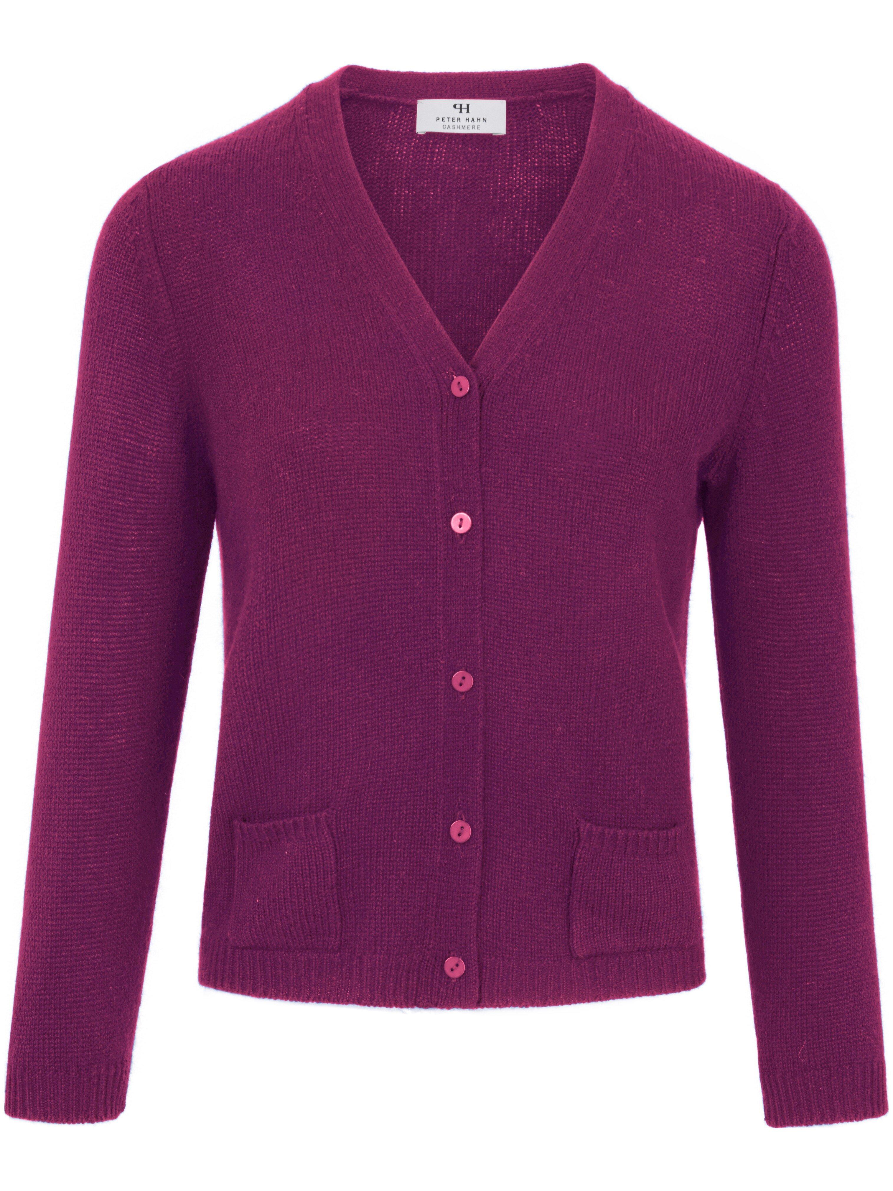 Strickjacke aus 100% Premium-Kaschmir Peter Hahn Cashmere pink günstig online kaufen